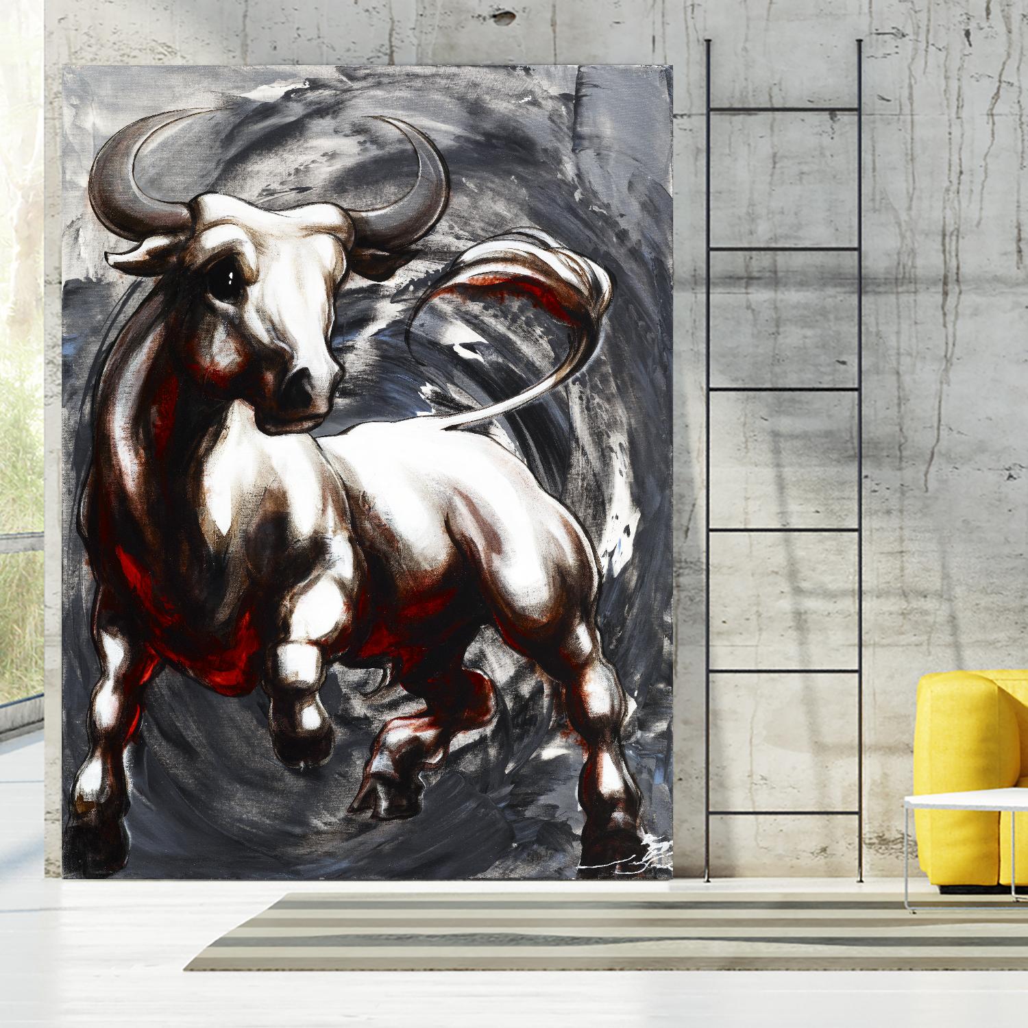 Deadline by Marie Andrée Leblond on GIANT ART - white animals