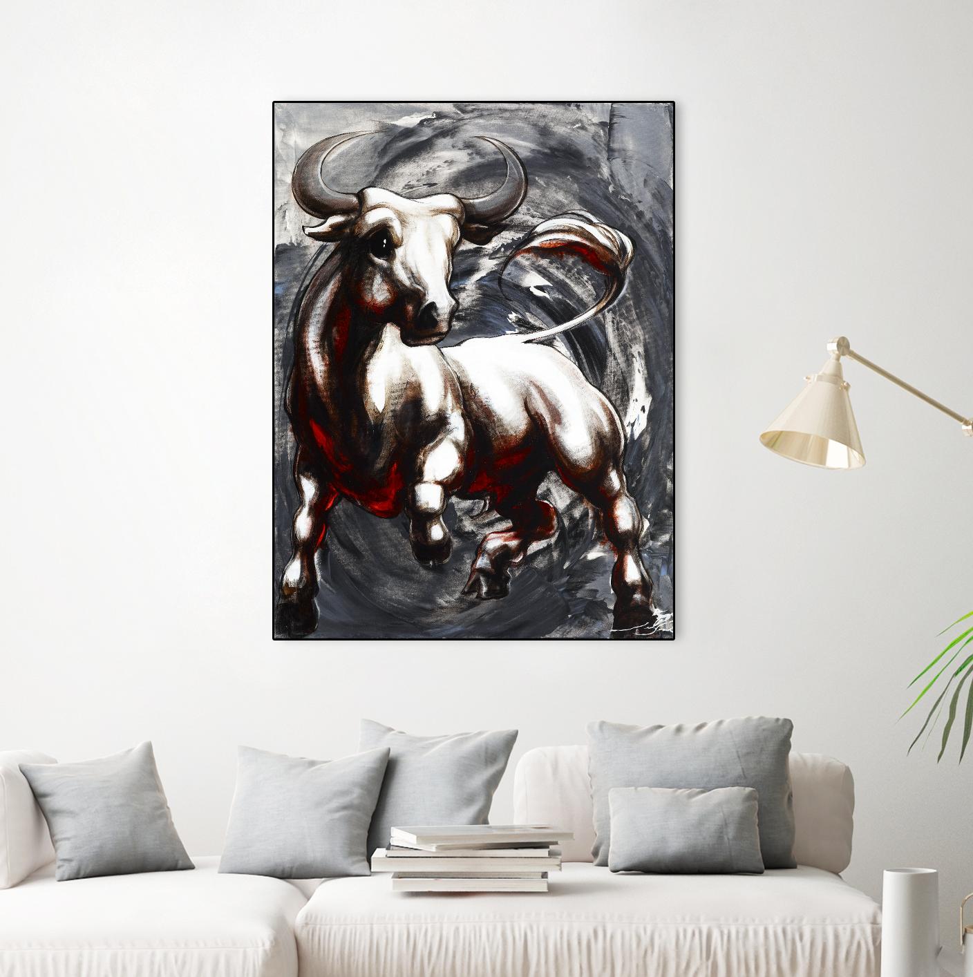 Deadline by Marie Andrée Leblond on GIANT ART - white animals