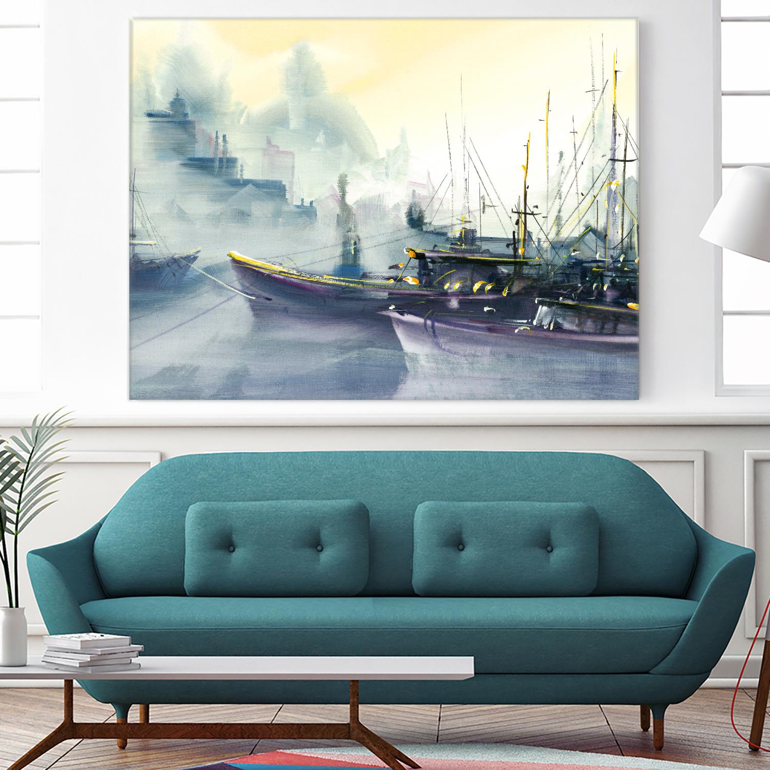 Presage by Roland Palmaerts on GIANT ART - grey sea scene