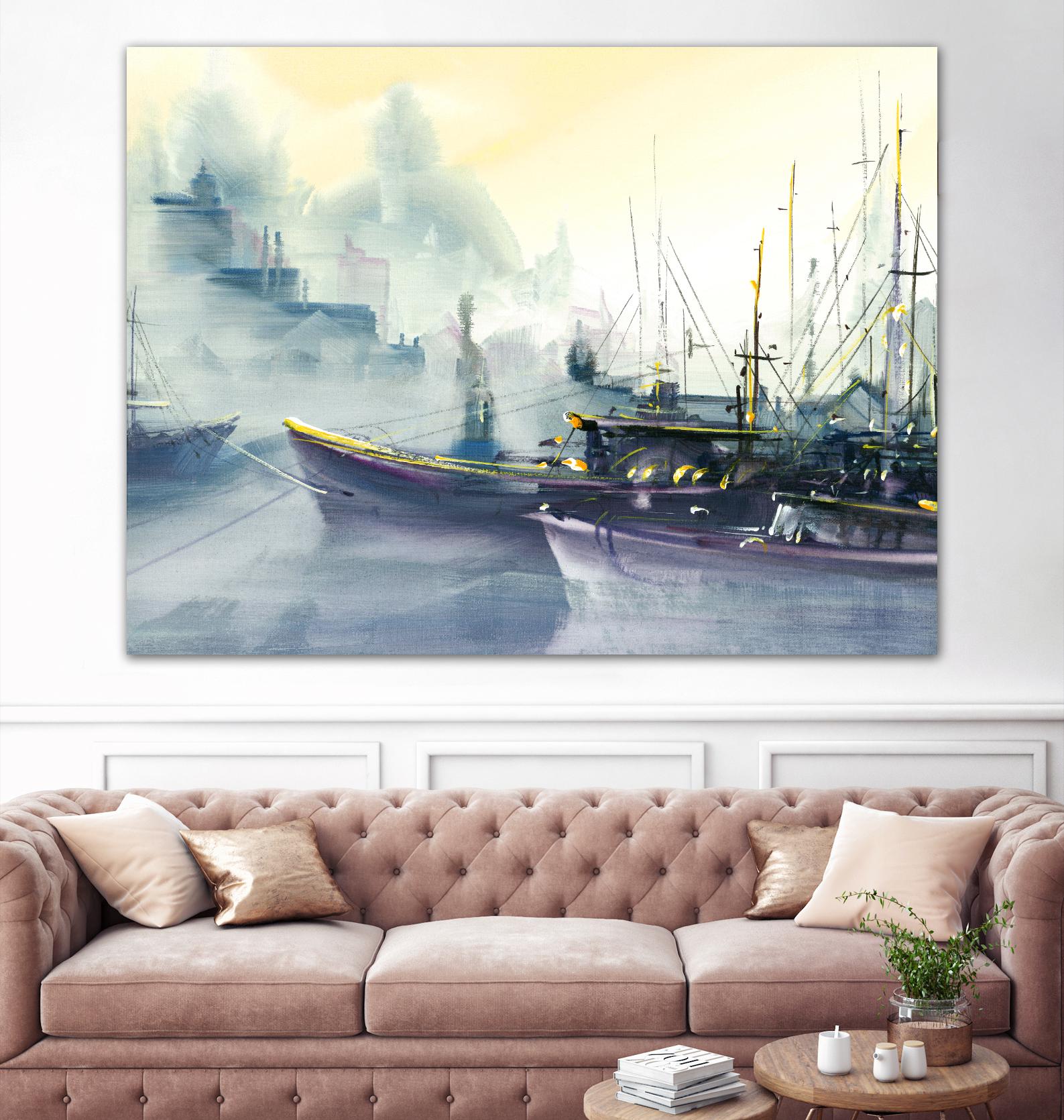 Presage by Roland Palmaerts on GIANT ART - grey sea scene