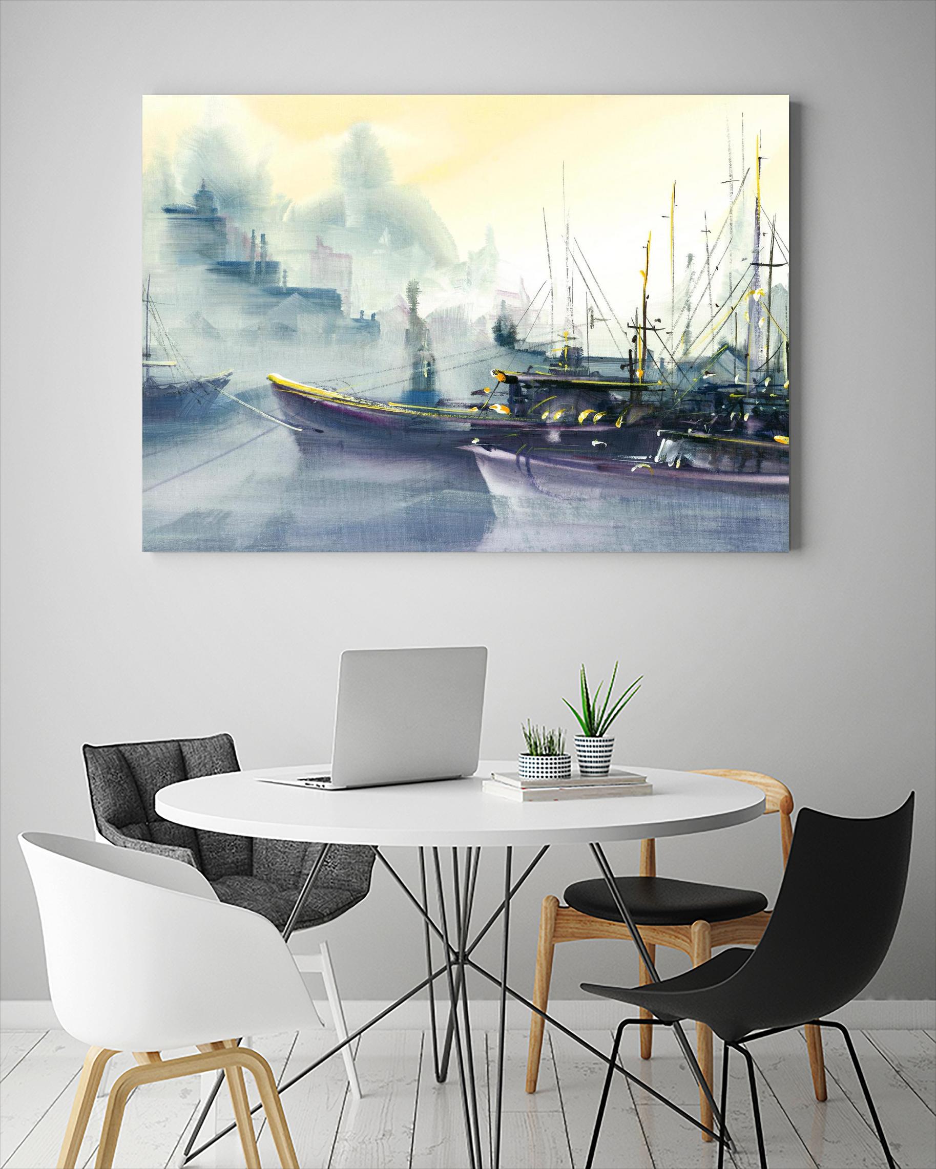 Presage by Roland Palmaerts on GIANT ART - grey sea scene