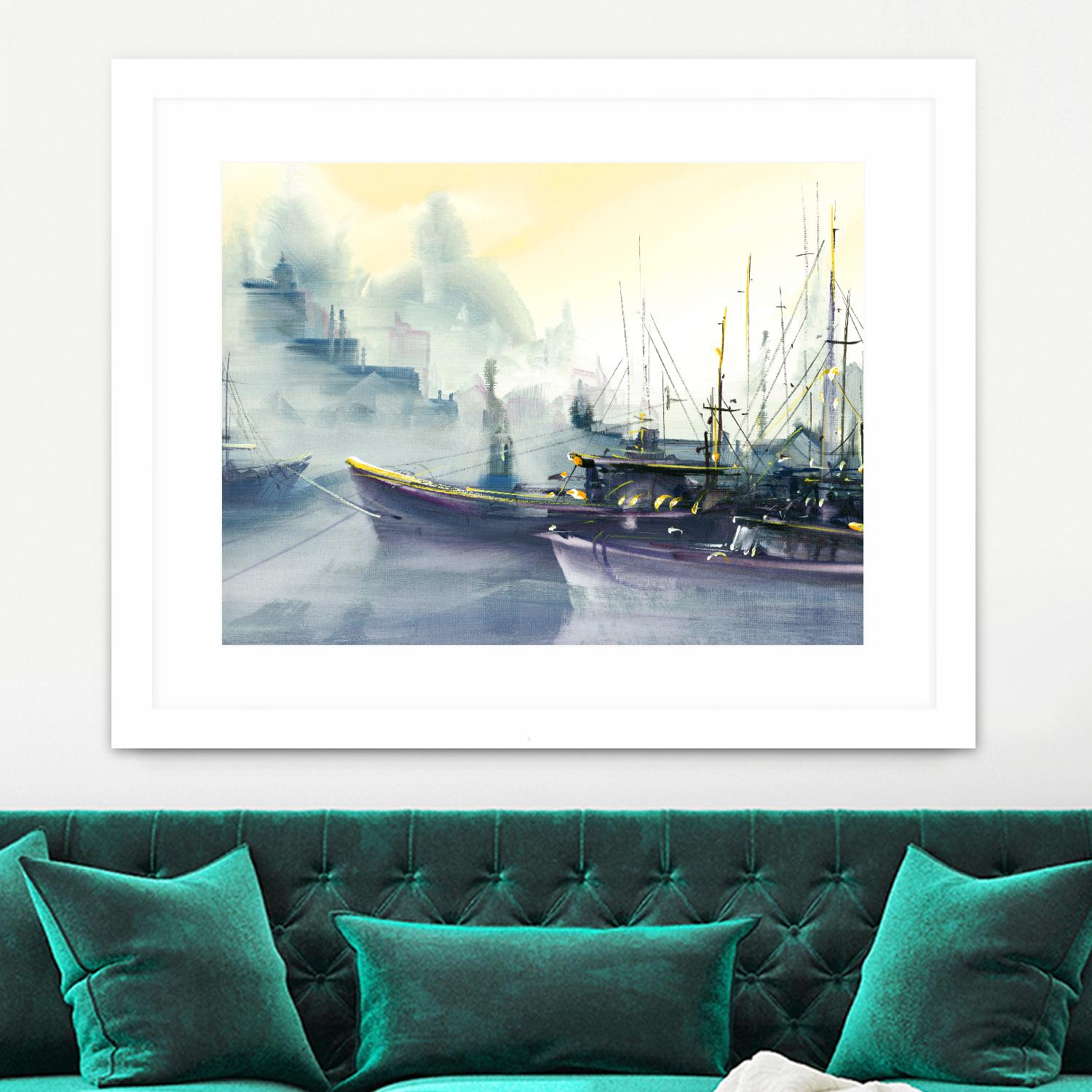 Presage by Roland Palmaerts on GIANT ART - grey sea scene