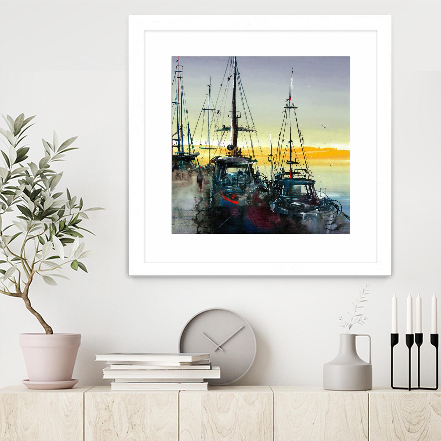 Ensemble by Roland Palmaerts on GIANT ART - blue sea scene