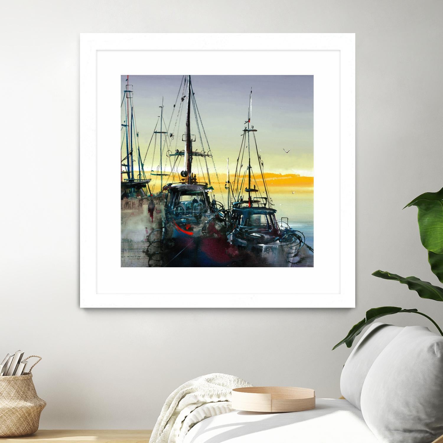 Ensemble by Roland Palmaerts on GIANT ART - blue sea scene