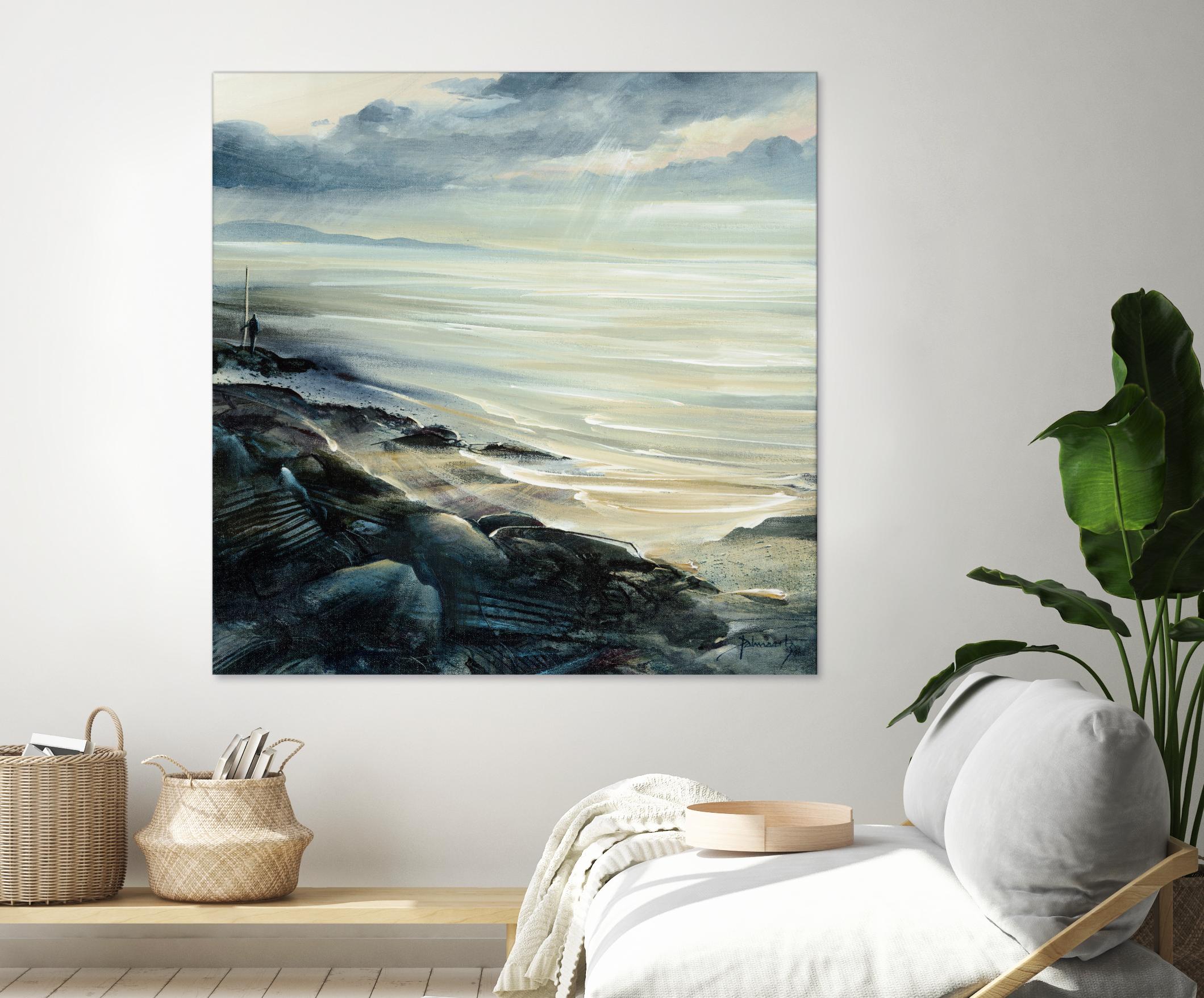 Reflexion by Roland Palmaerts on GIANT ART - grey sea scene