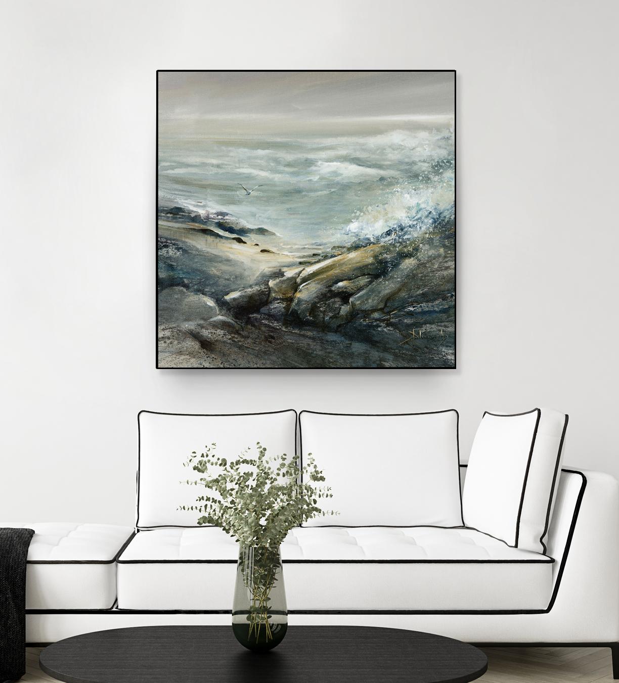 Seul by Roland Palmaerts on GIANT ART - grey sea scene