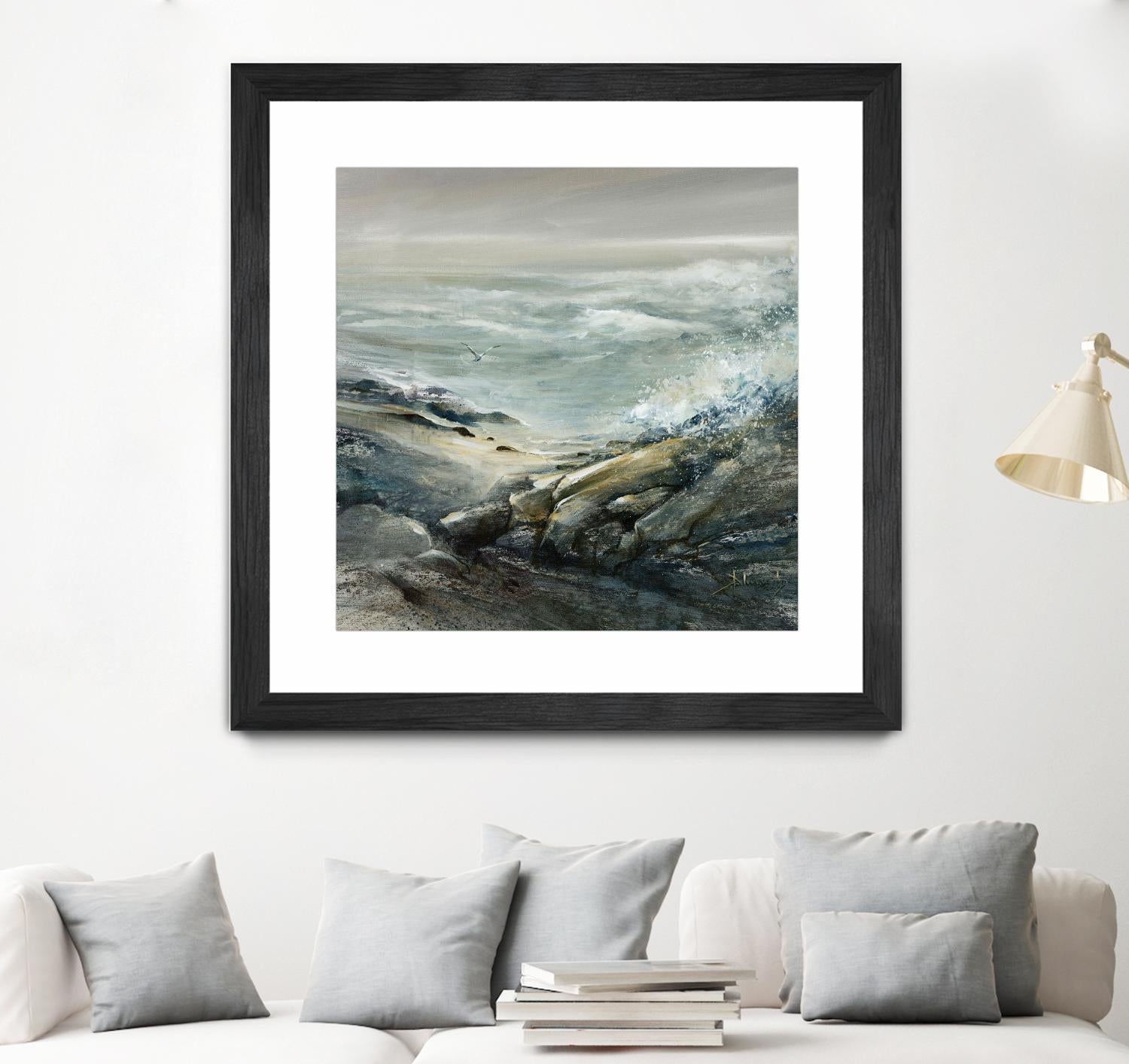 Seul by Roland Palmaerts on GIANT ART - grey sea scene