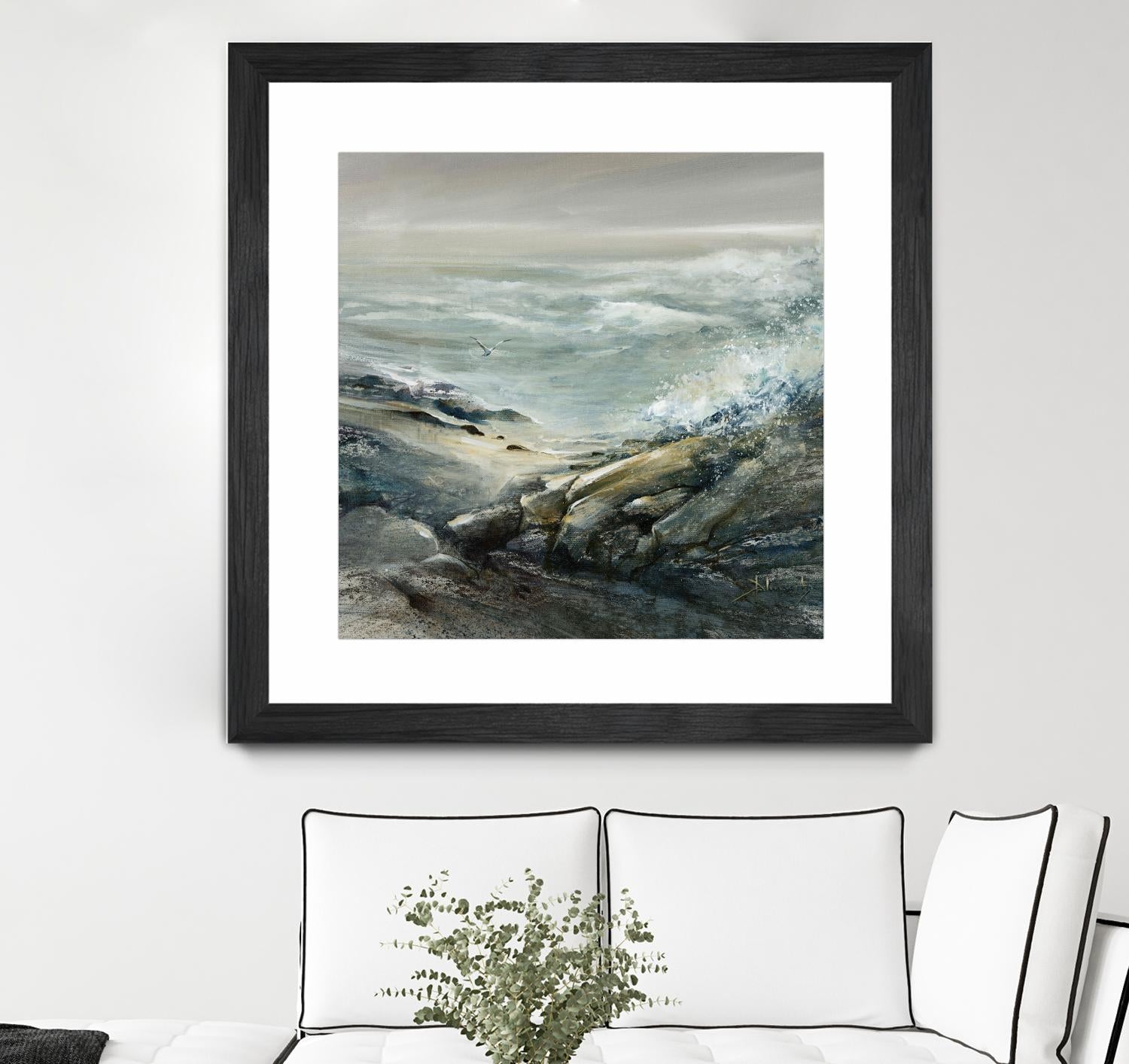 Seul by Roland Palmaerts on GIANT ART - grey sea scene