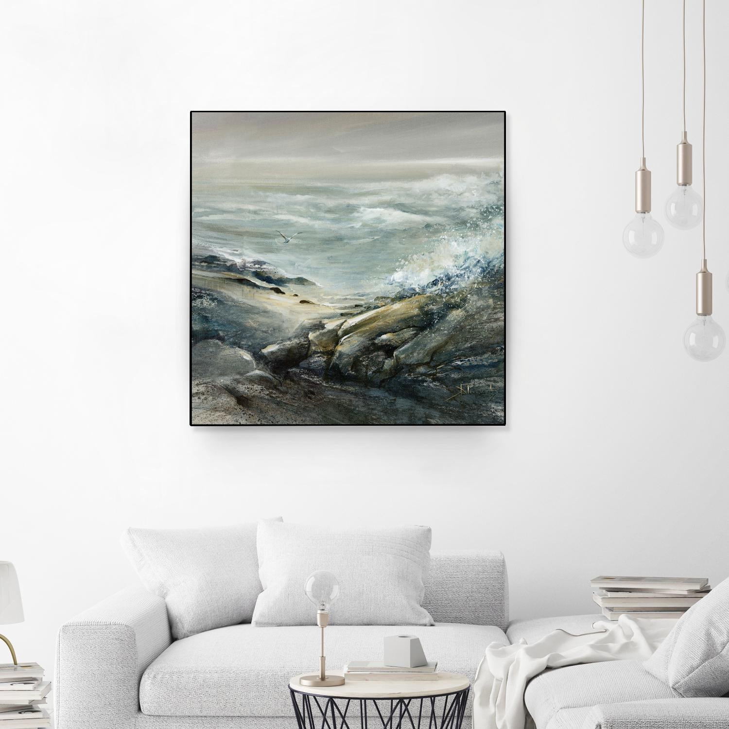 Seul by Roland Palmaerts on GIANT ART - grey sea scene