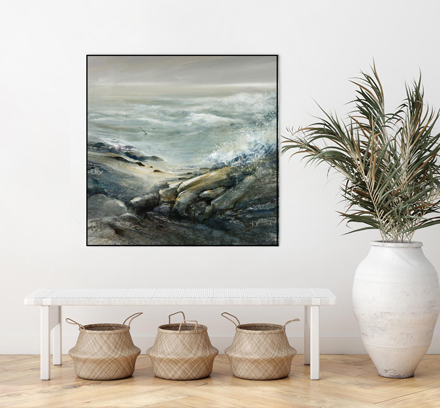 Seul by Roland Palmaerts on GIANT ART - grey sea scene