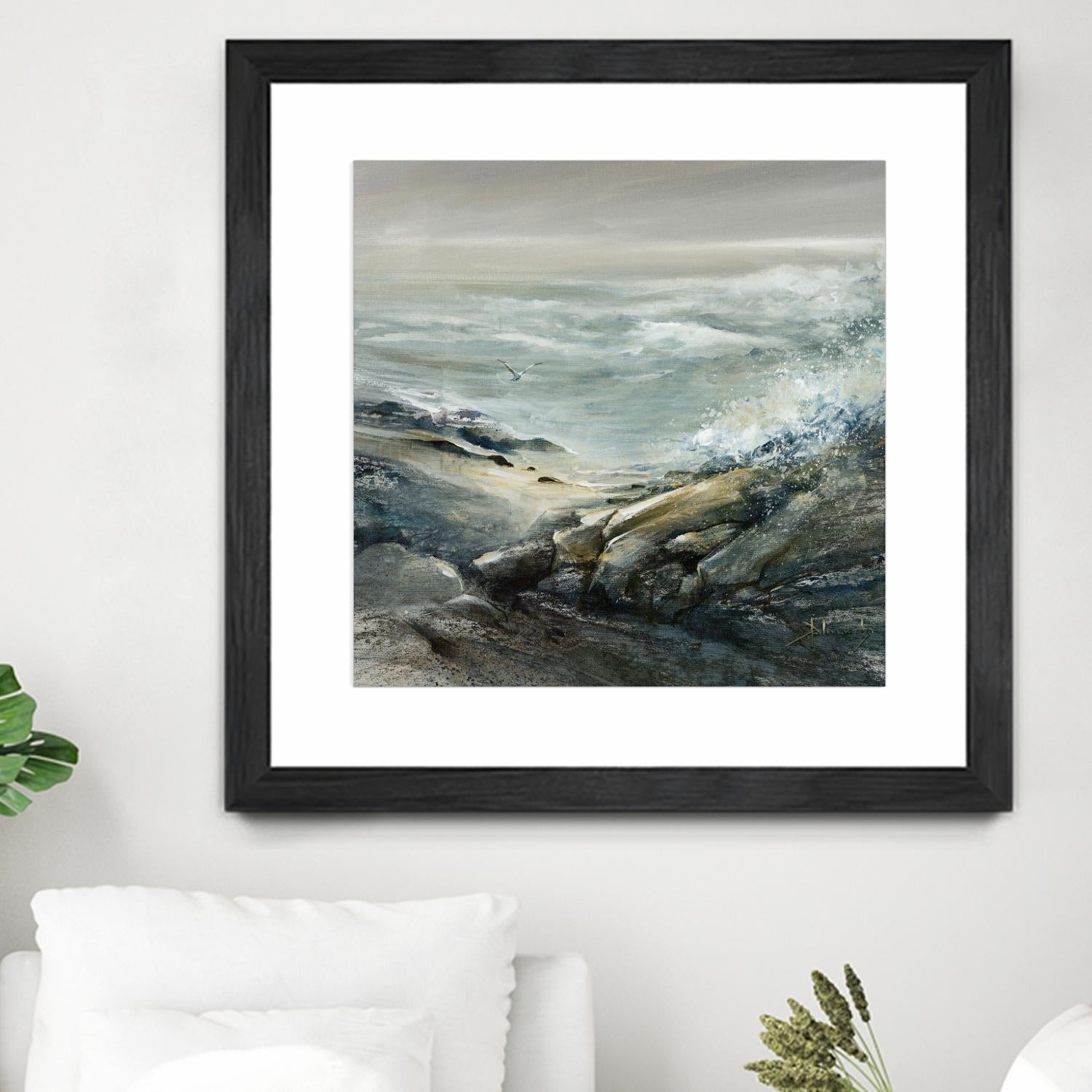 Seul by Roland Palmaerts on GIANT ART - grey sea scene