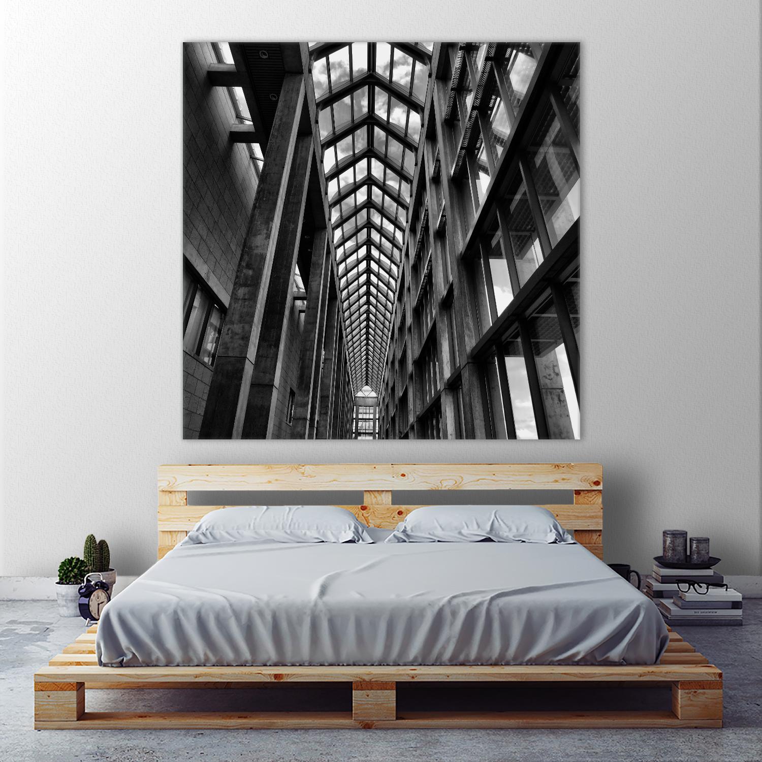 Rban Line V by Jean-François Dupuis on GIANT ART - black city scene