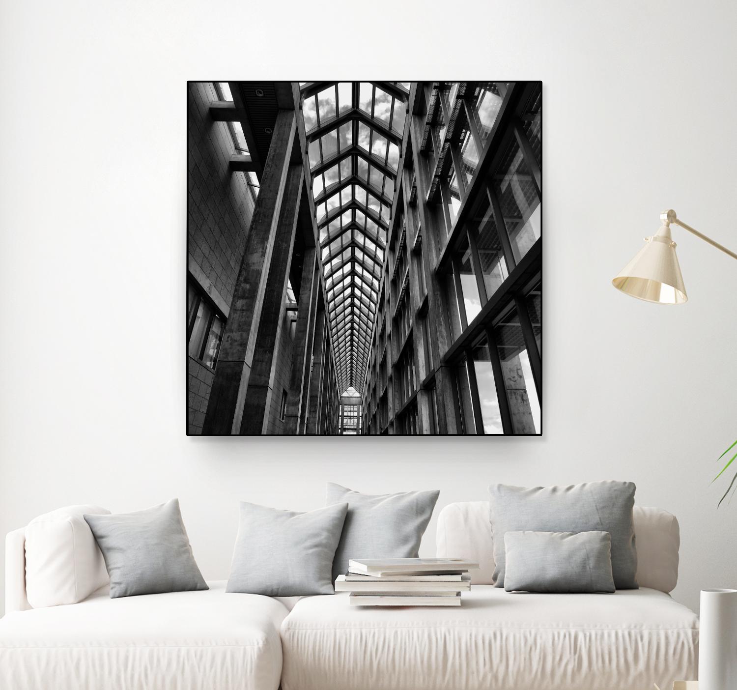 Rban Line V by Jean-François Dupuis on GIANT ART - black city scene