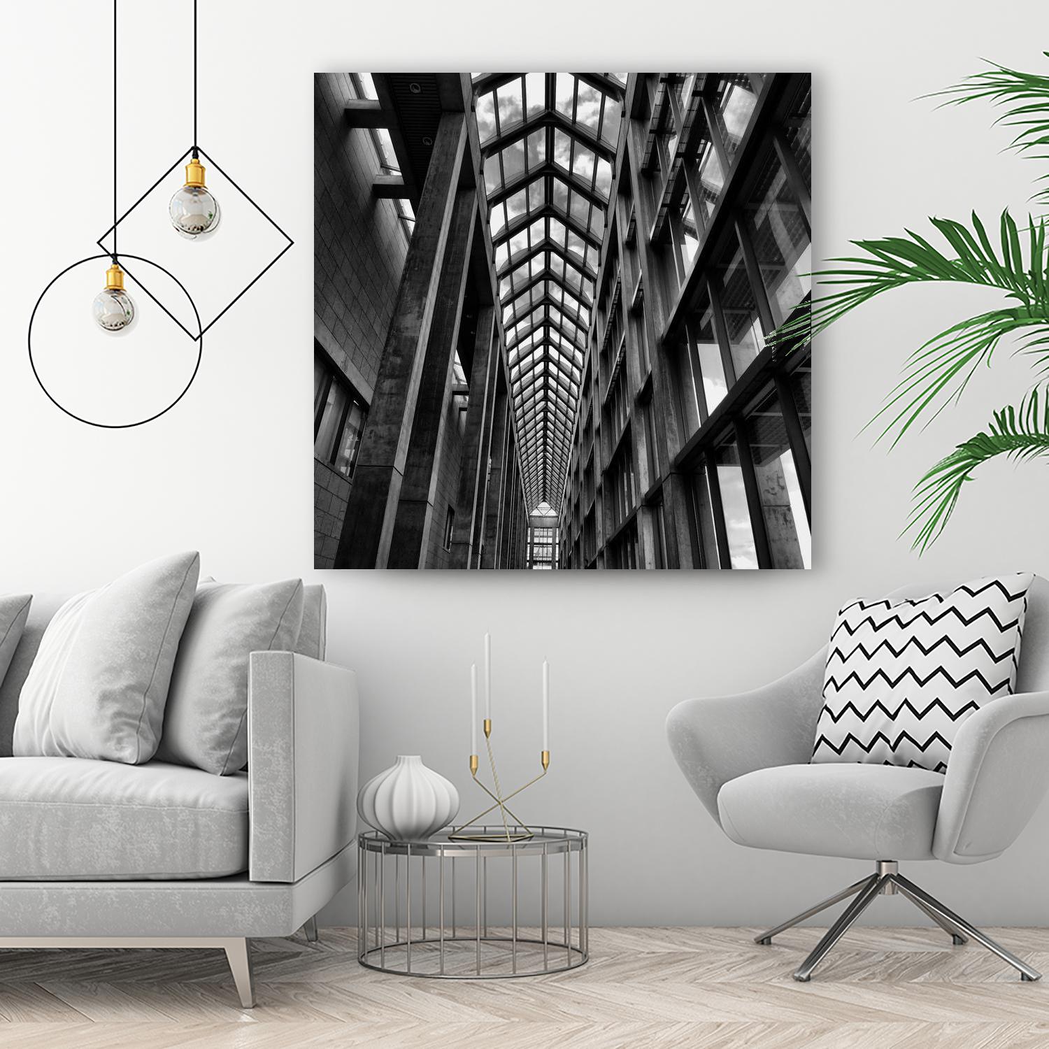 Rban Line V by Jean-François Dupuis on GIANT ART - black city scene canadian artists