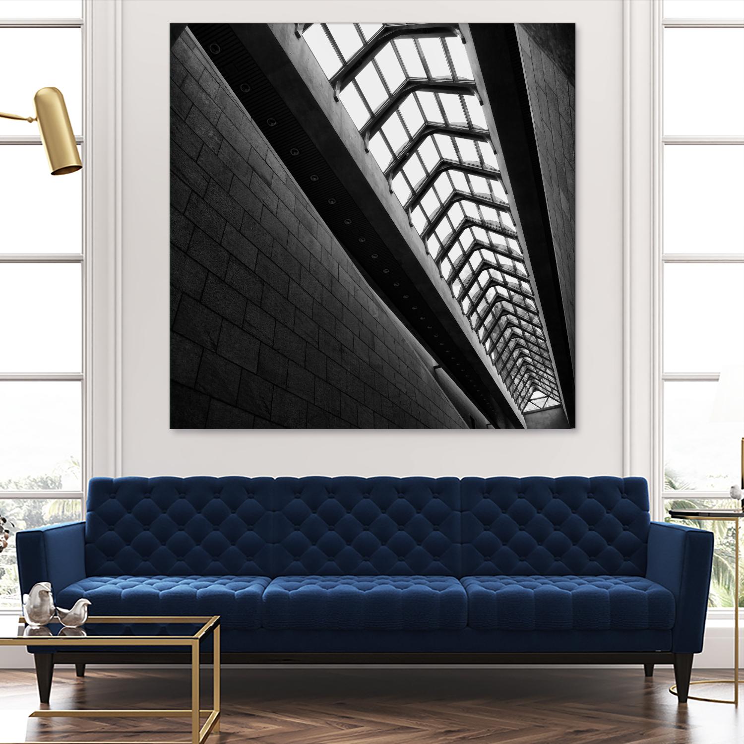 Urban line VI by Jean-François Dupuis on GIANT ART - white architectural