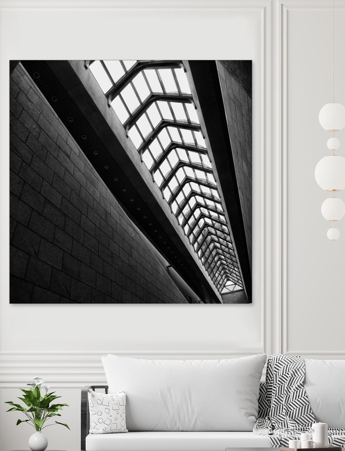 Urban line VI by Jean-François Dupuis on GIANT ART - white architectural