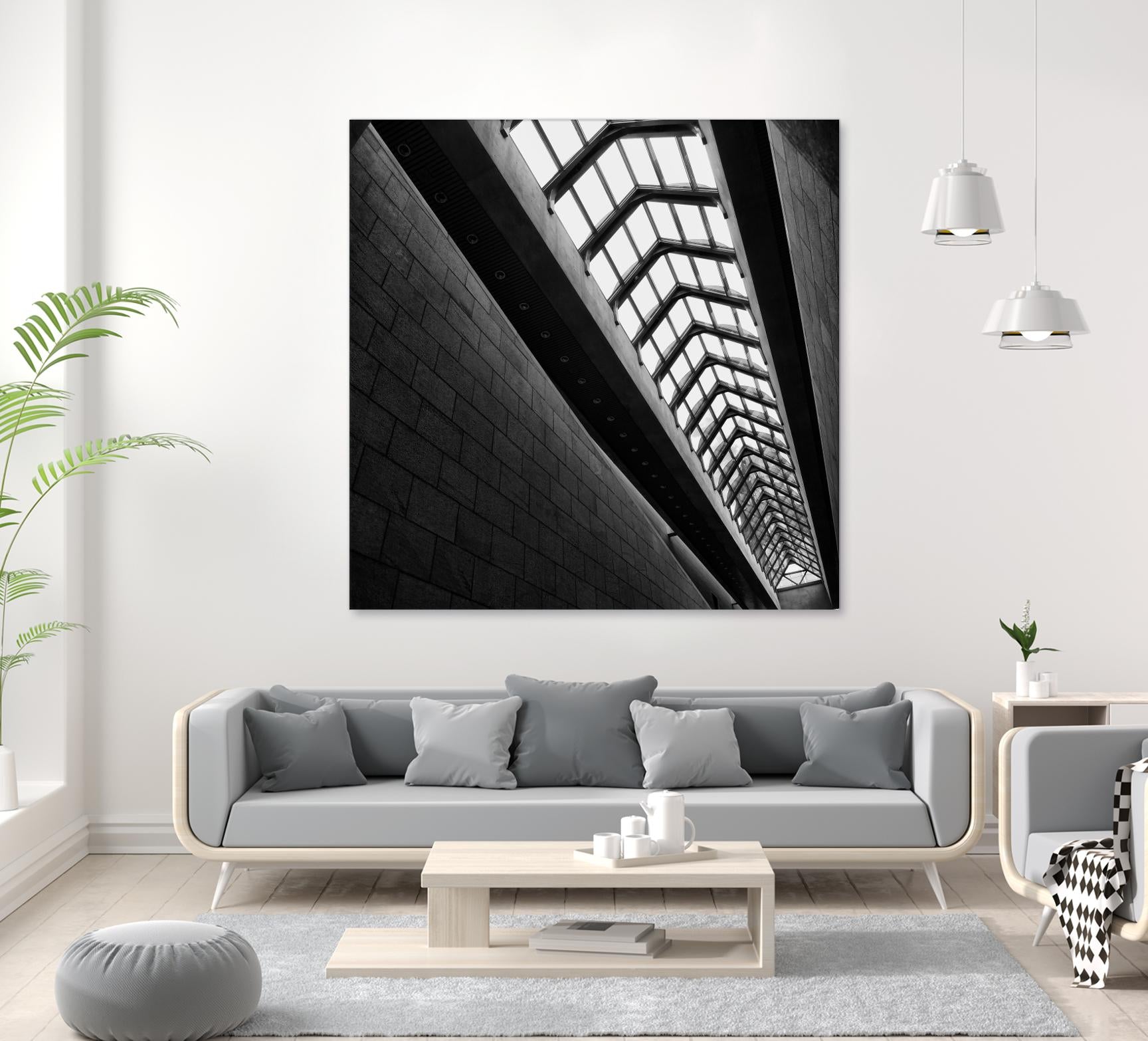 Urban line VI by Jean-François Dupuis on GIANT ART - white architectural