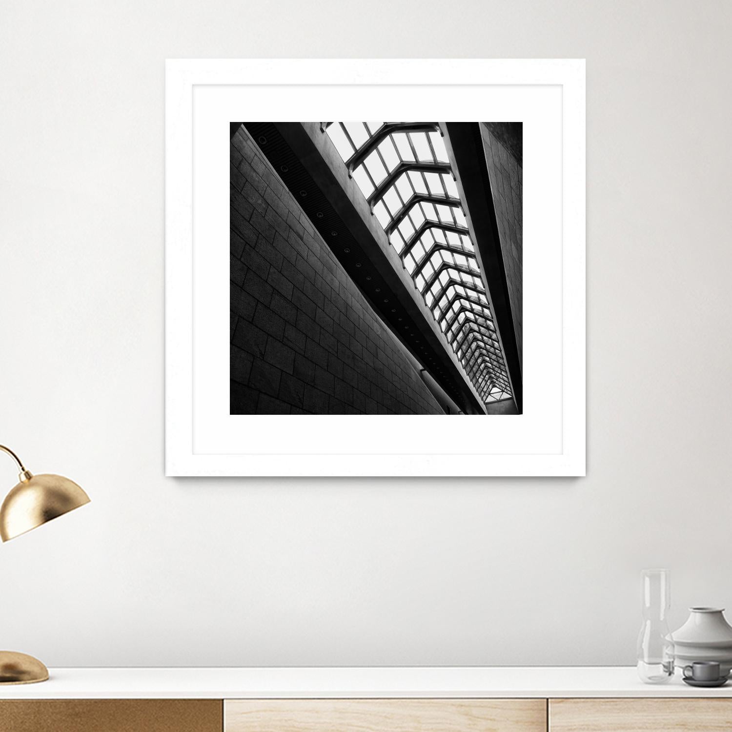 Urban line VI by Jean-François Dupuis on GIANT ART - white architectural