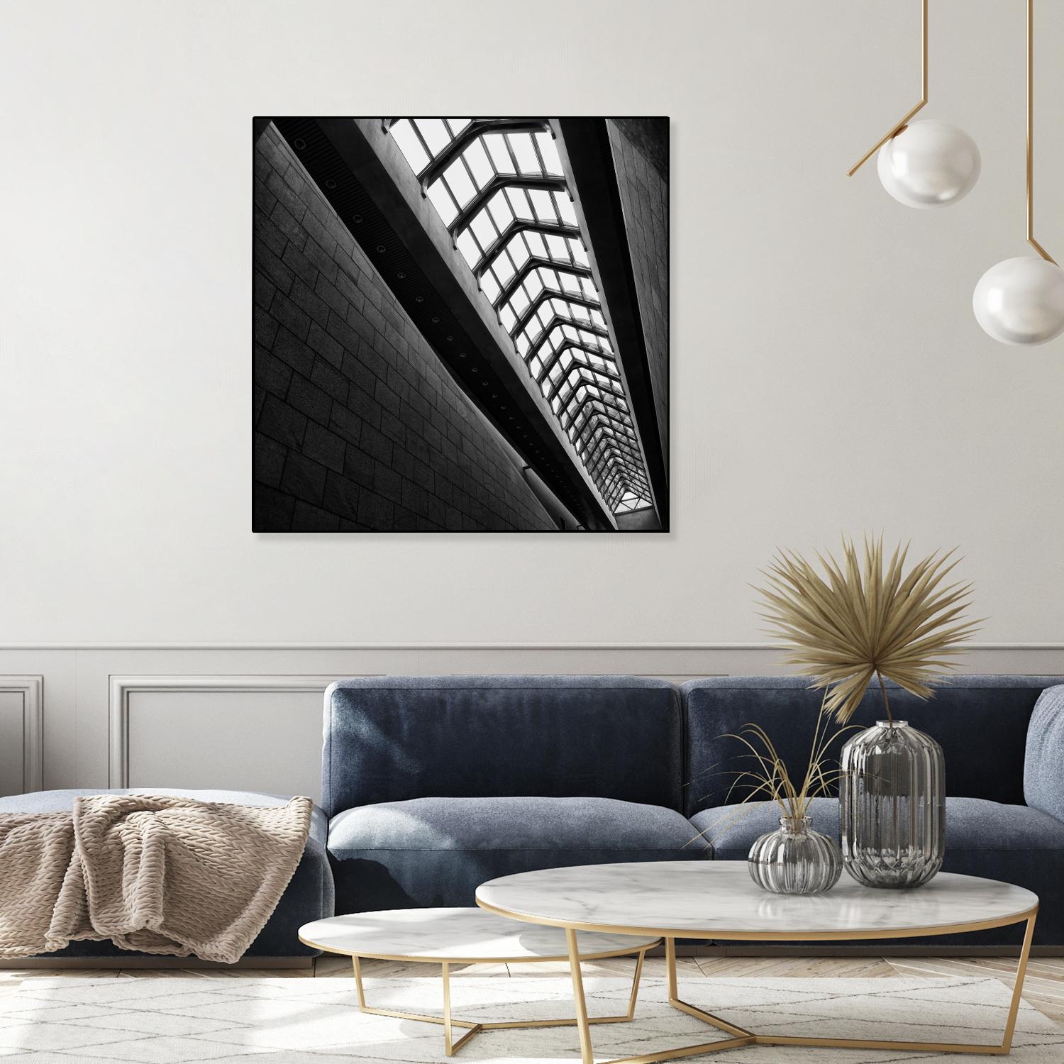 Urban line VI by Jean-François Dupuis on GIANT ART - white architectural