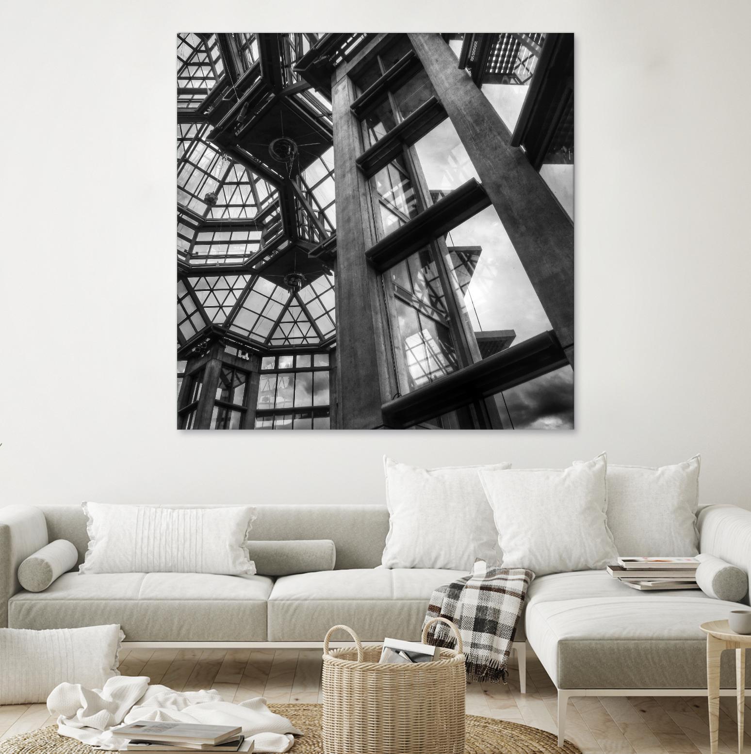 Urban line X by Jean-François Dupuis on GIANT ART - white architectural