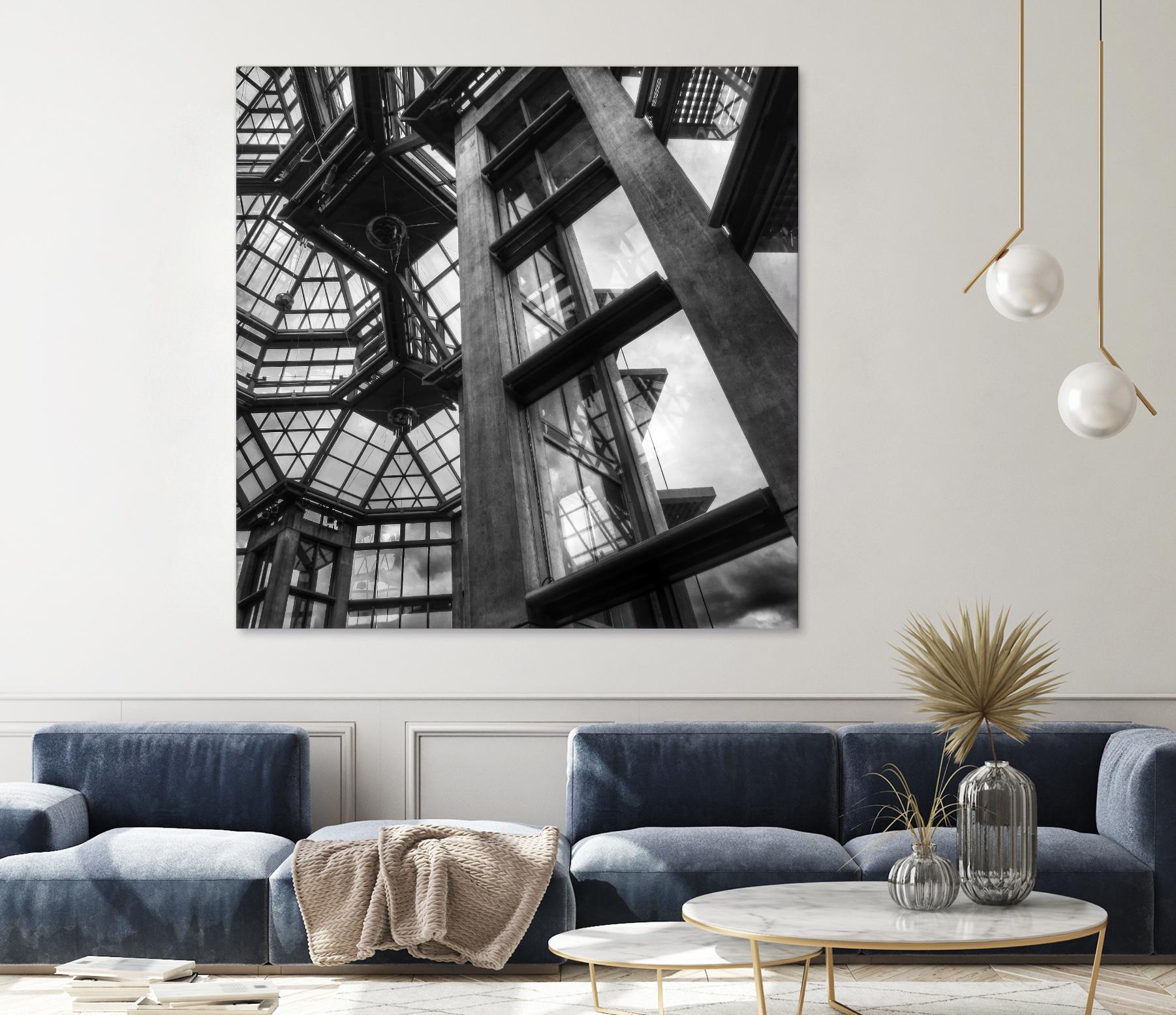 Urban line X by Jean-François Dupuis on GIANT ART - white architectural