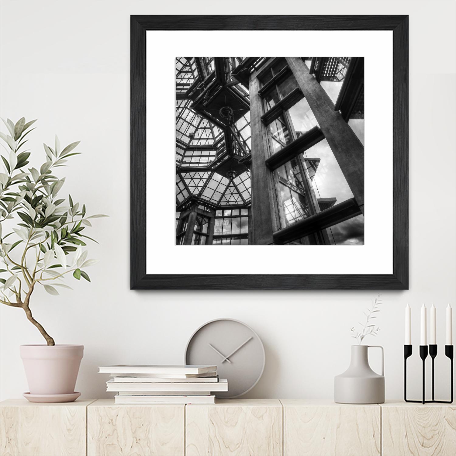 Urban line X by Jean-François Dupuis on GIANT ART - white architectural