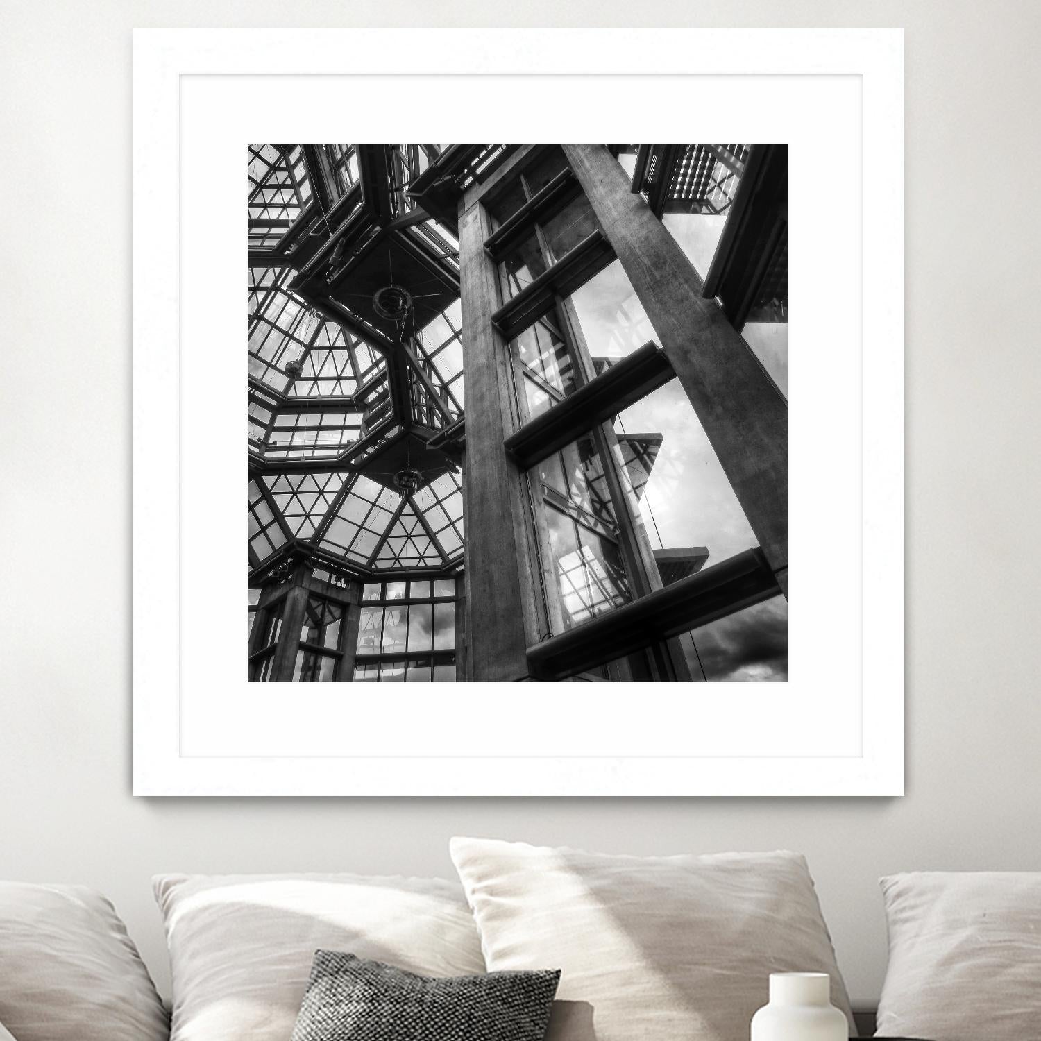 Urban line X by Jean-François Dupuis on GIANT ART - white architectural