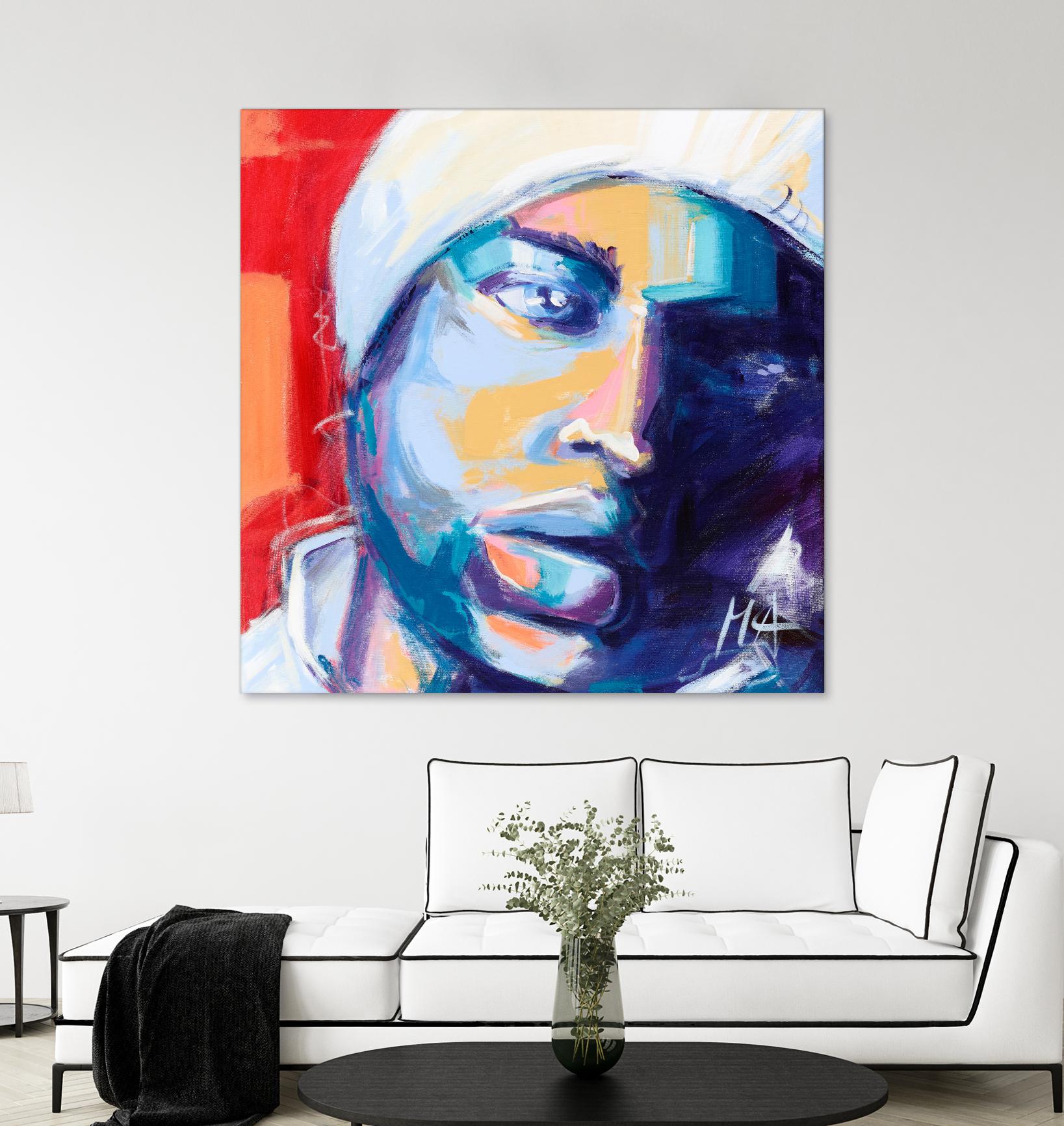 Regard Urbain by Marc Archambault on GIANT ART - blue men and women