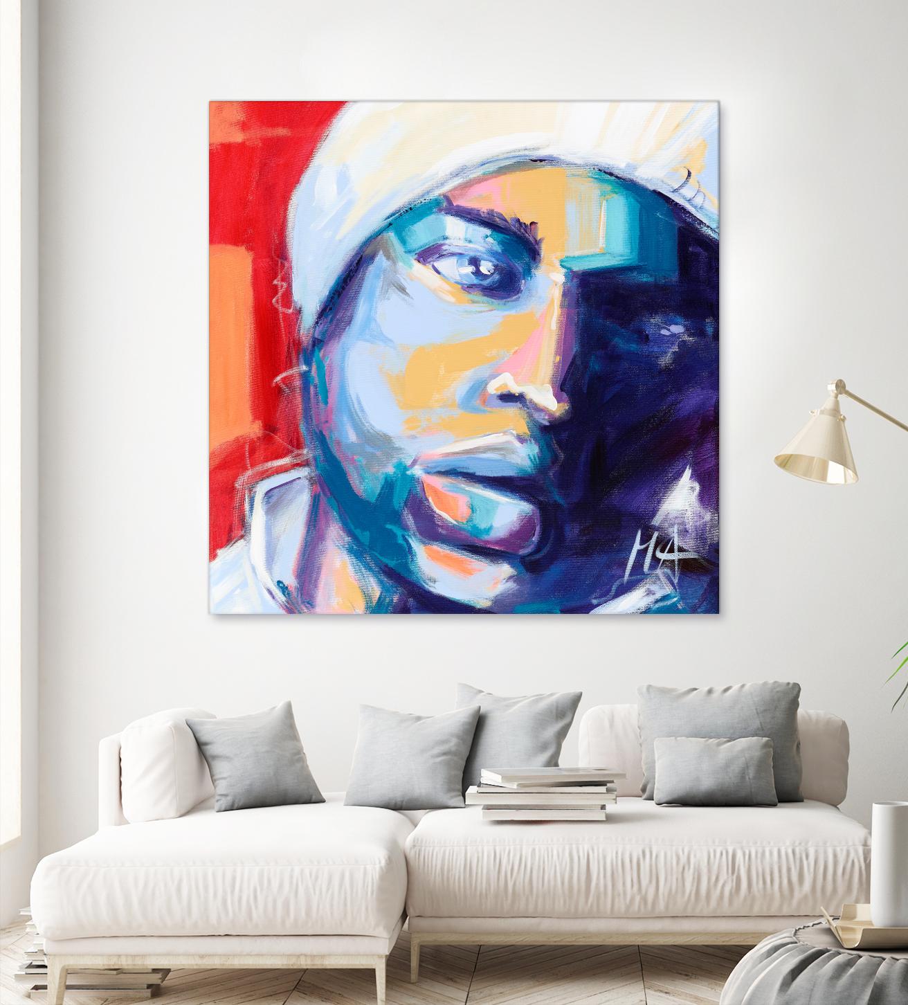 Regard Urbain by Marc Archambault on GIANT ART - blue men and women