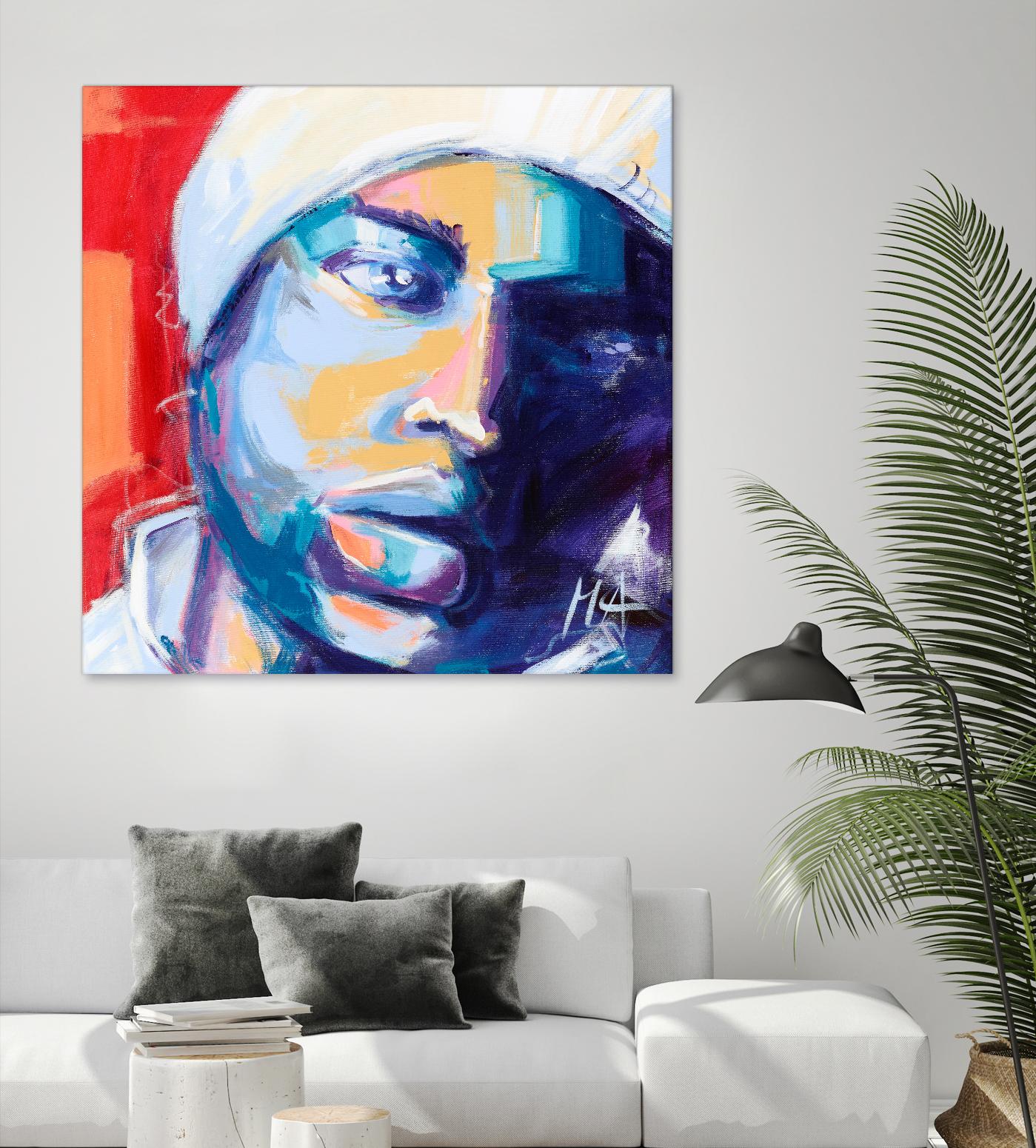 Regard Urbain by Marc Archambault on GIANT ART - blue men and women