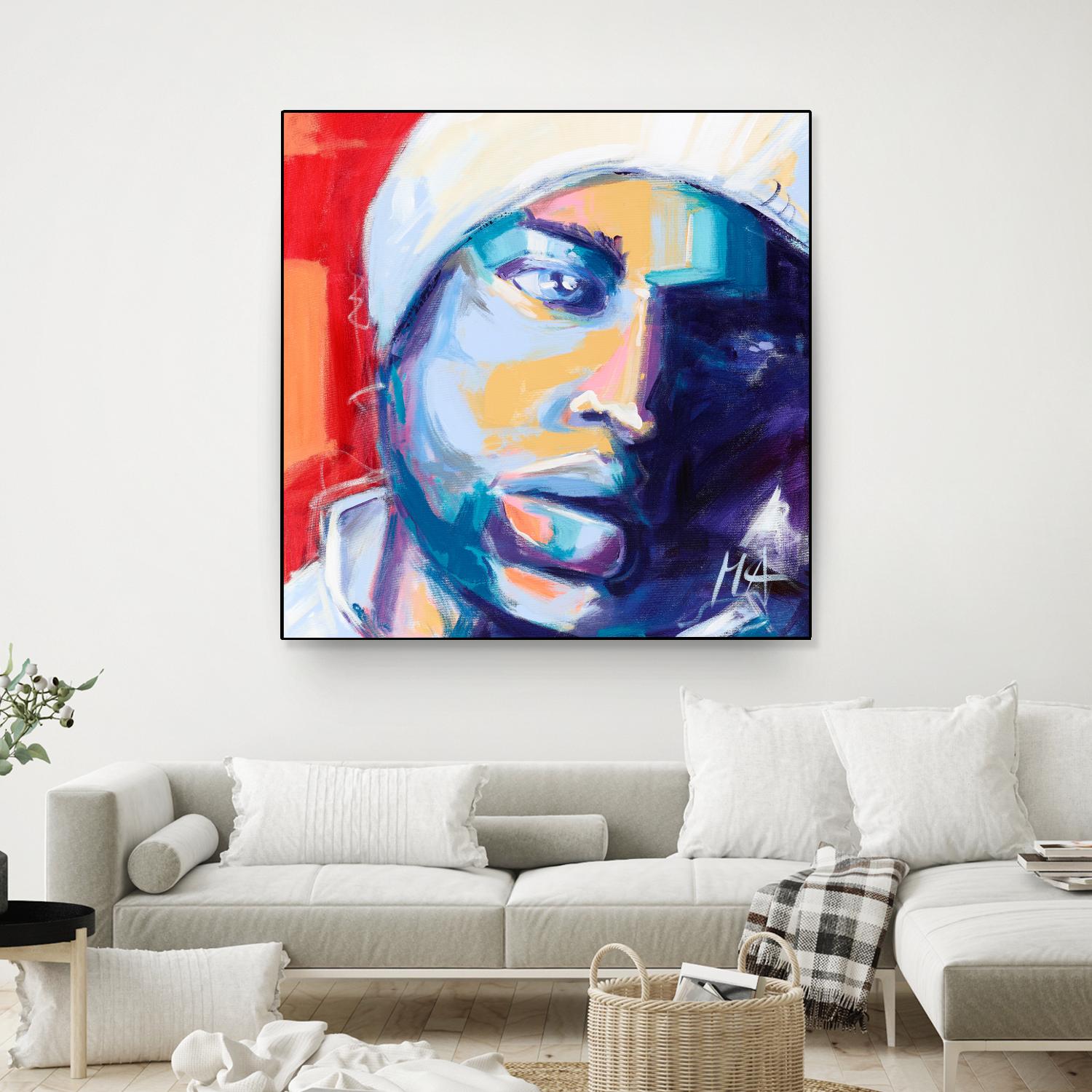 Regard Urbain by Marc Archambault on GIANT ART - blue men and women