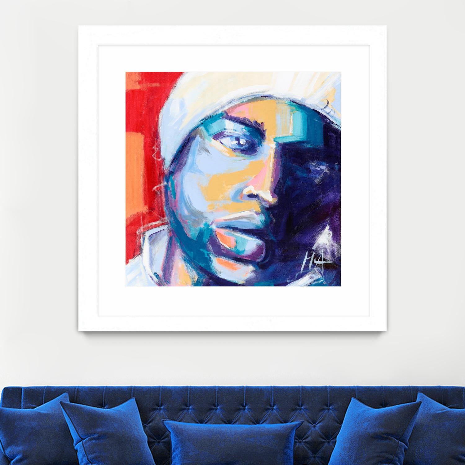 Regard Urbain by Marc Archambault on GIANT ART - blue men and women