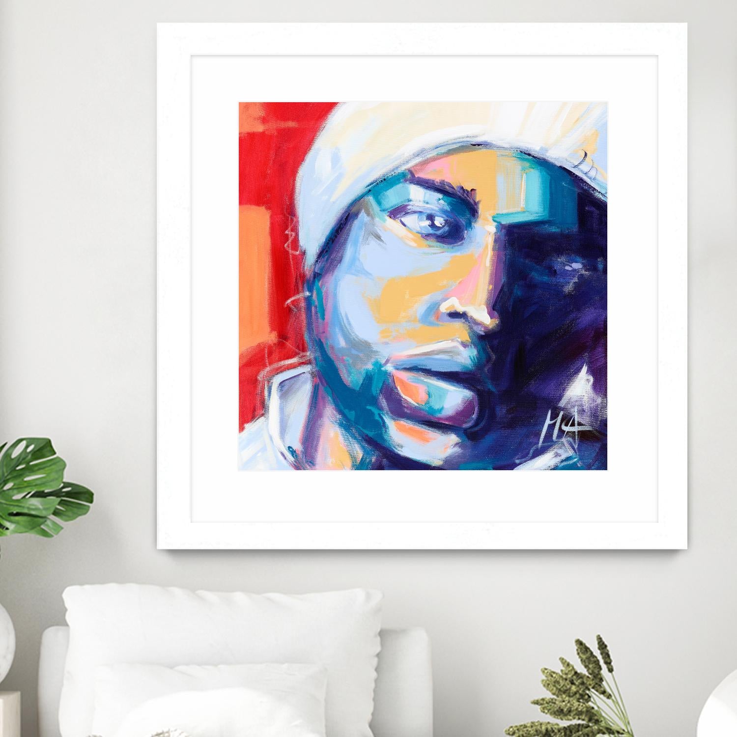 Regard Urbain by Marc Archambault on GIANT ART - blue men and women