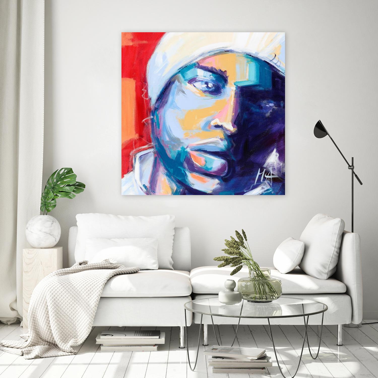 Regard Urbain by Marc Archambault on GIANT ART - blue men and women