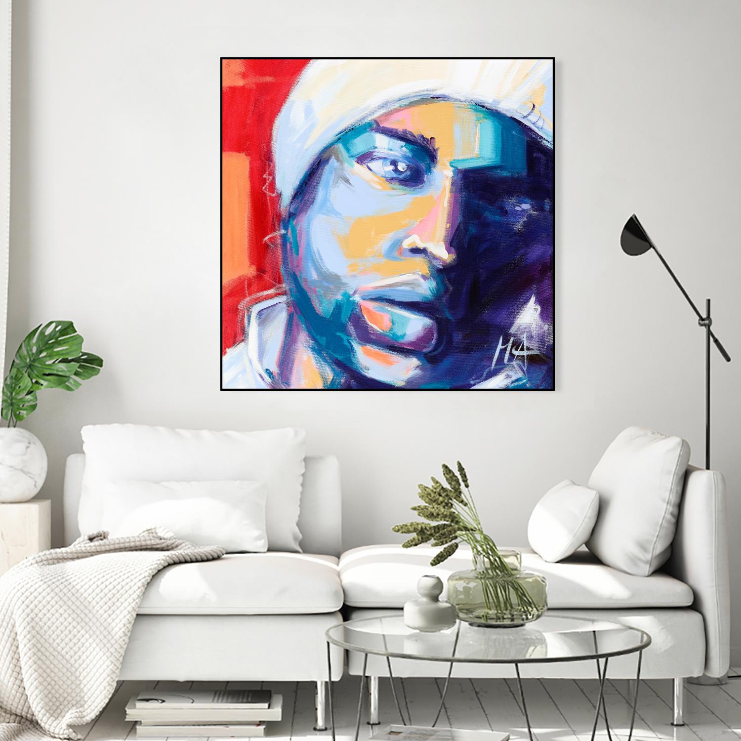 Regard Urbain by Marc Archambault on GIANT ART - blue men and women