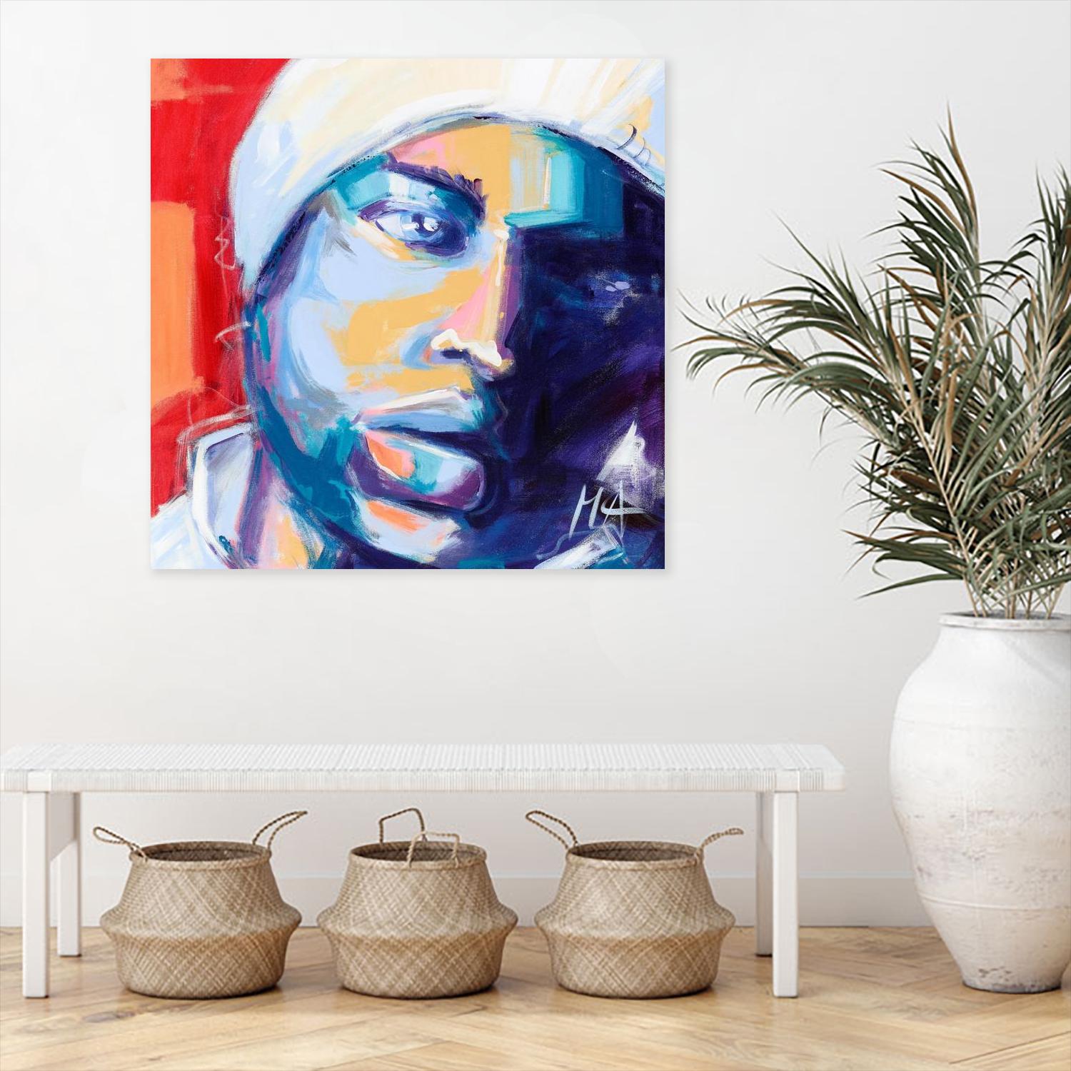 Regard Urbain by Marc Archambault on GIANT ART - blue men and women