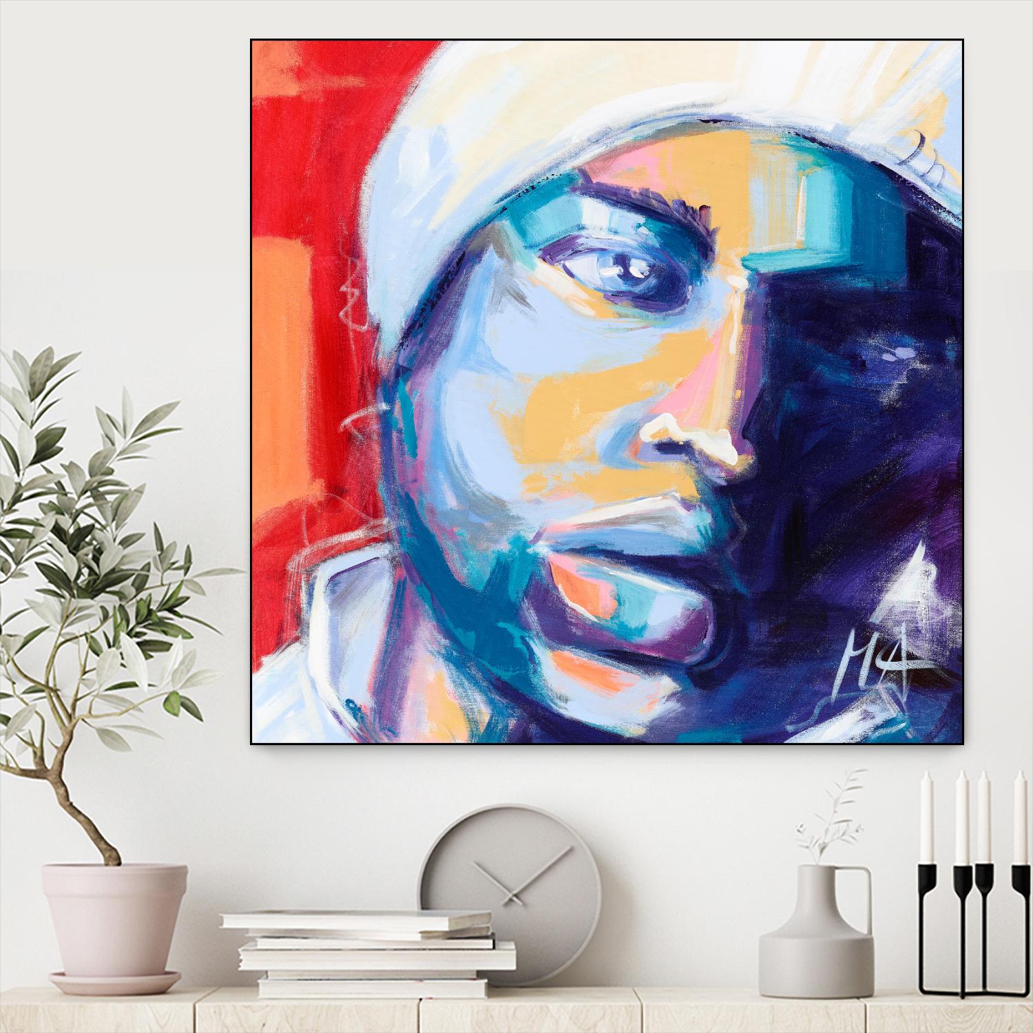 Regard Urbain by Marc Archambault on GIANT ART - blue men and women