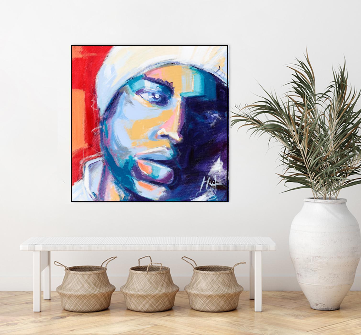 Regard Urbain by Marc Archambault on GIANT ART - blue men and women