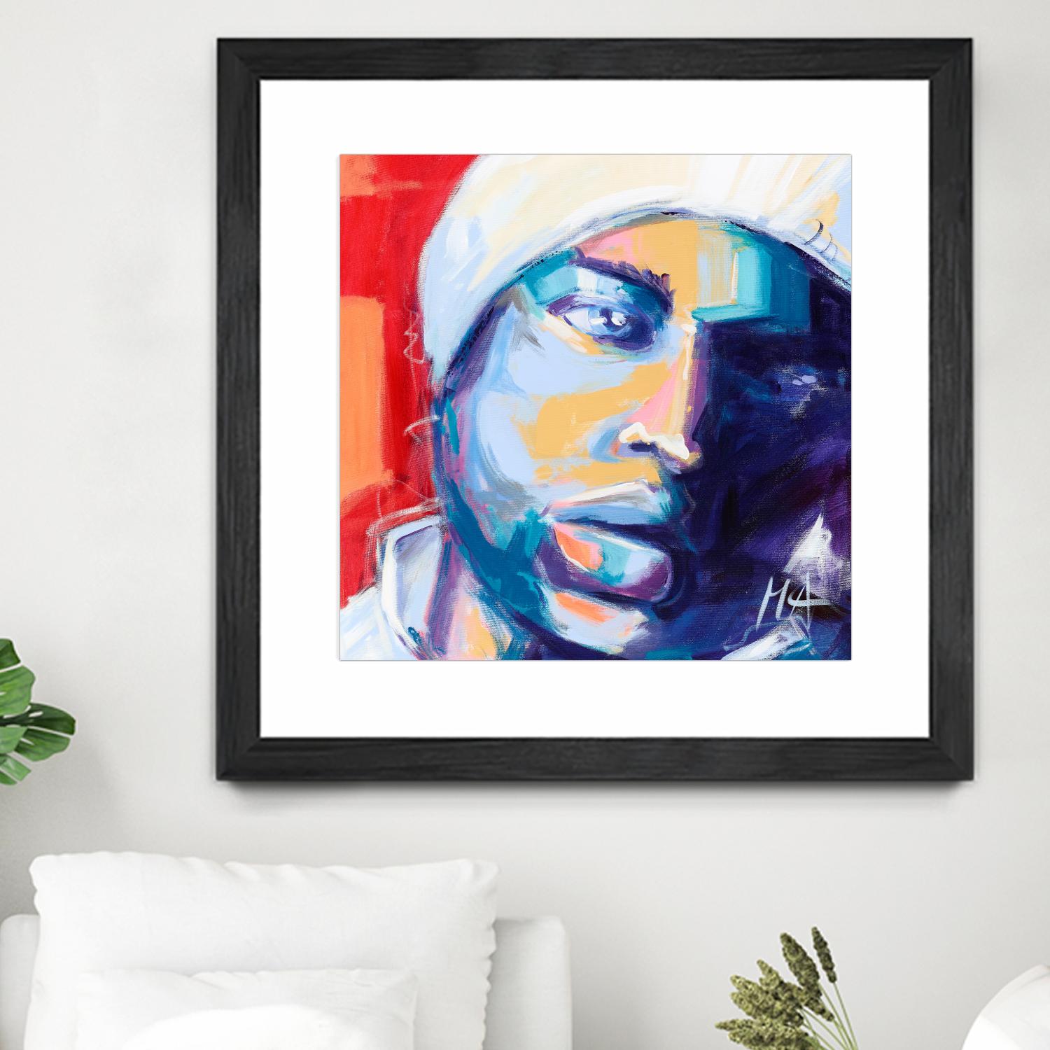 Regard Urbain by Marc Archambault on GIANT ART - blue men and women