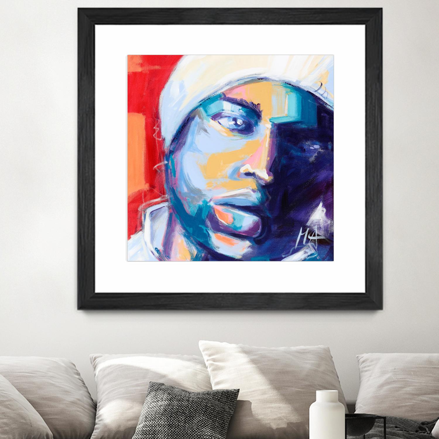 Regard Urbain by Marc Archambault on GIANT ART - blue men and women