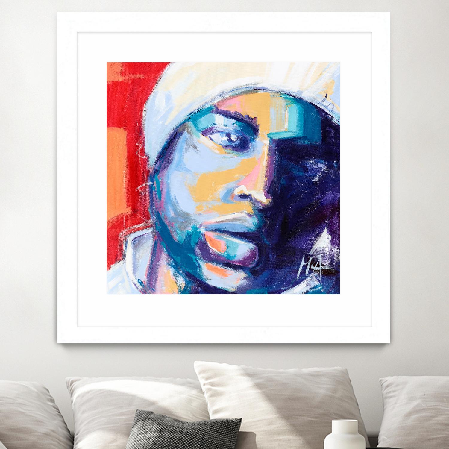 Regard Urbain by Marc Archambault on GIANT ART - blue men and women