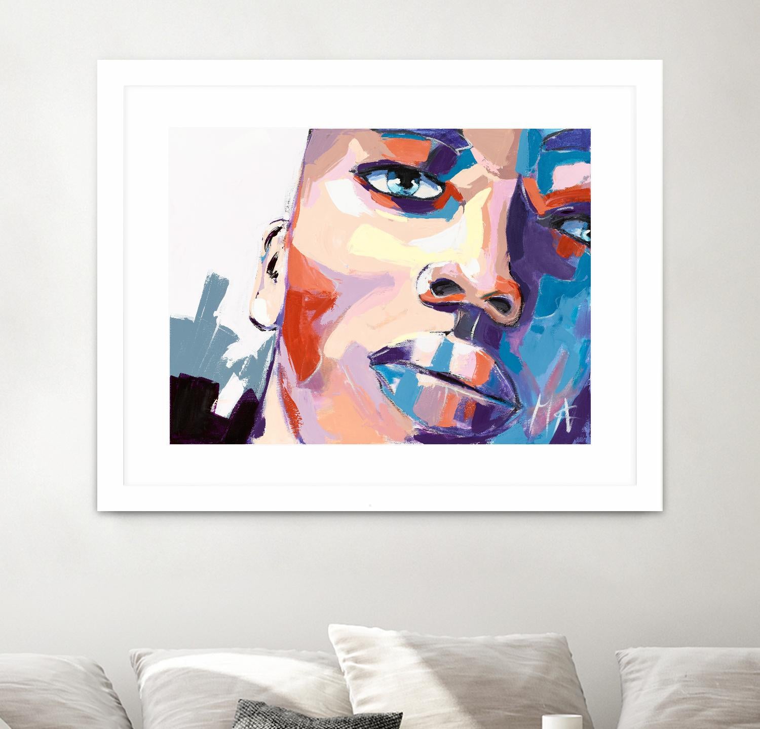 Confiant by Marc Archambault on GIANT ART - beige men and women