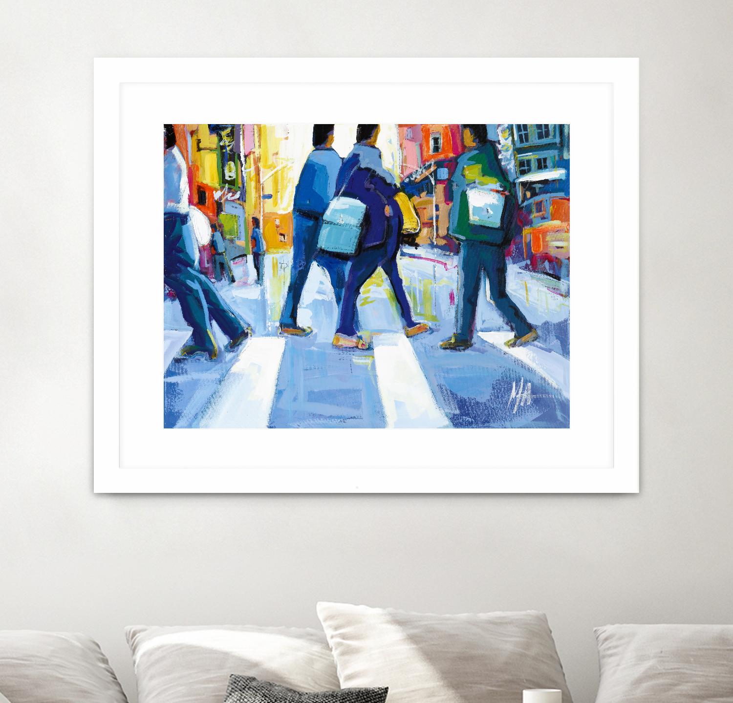 Go City III by Marc Archambault on GIANT ART - green city scene