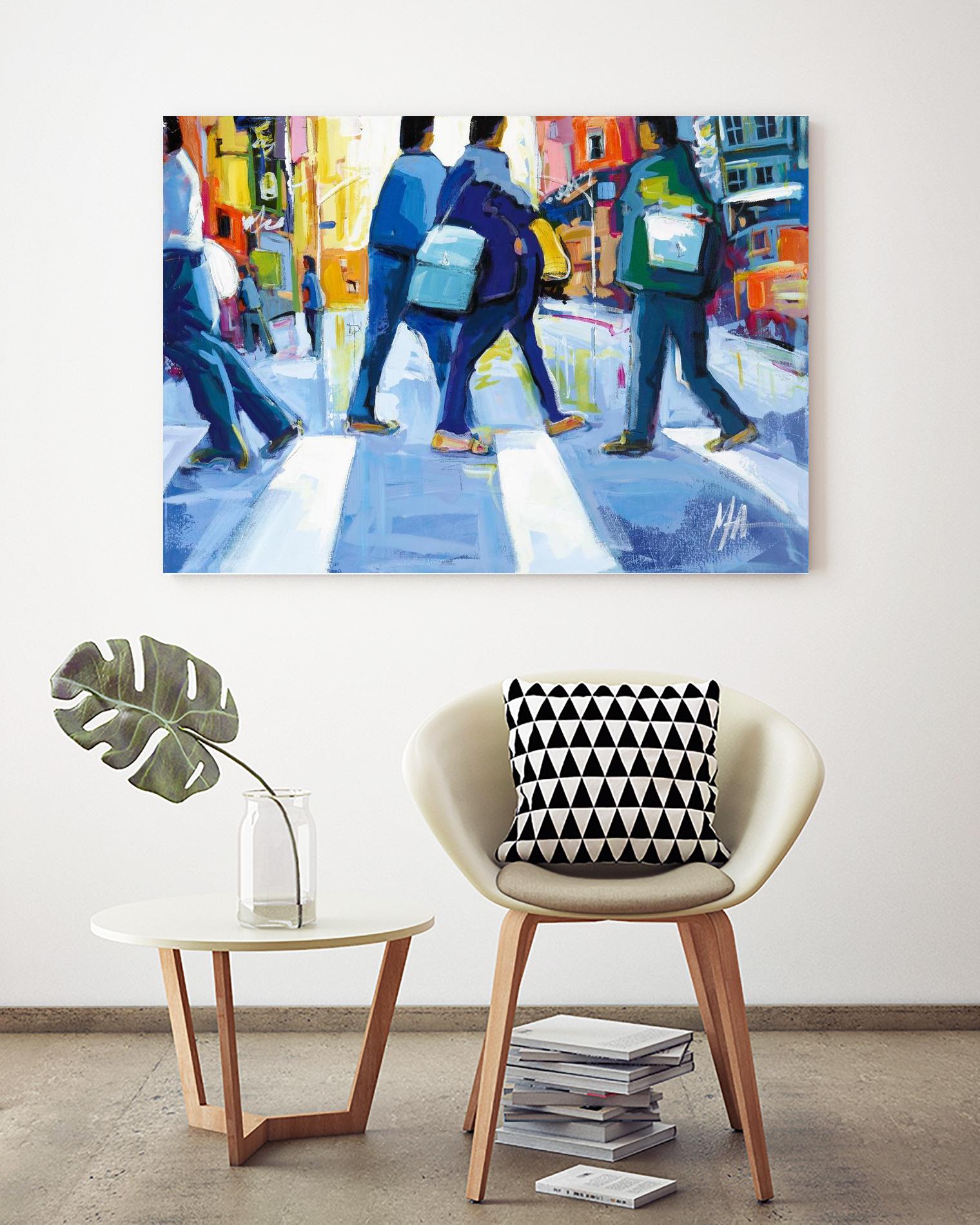 Go City III by Marc Archambault on GIANT ART - green city scene