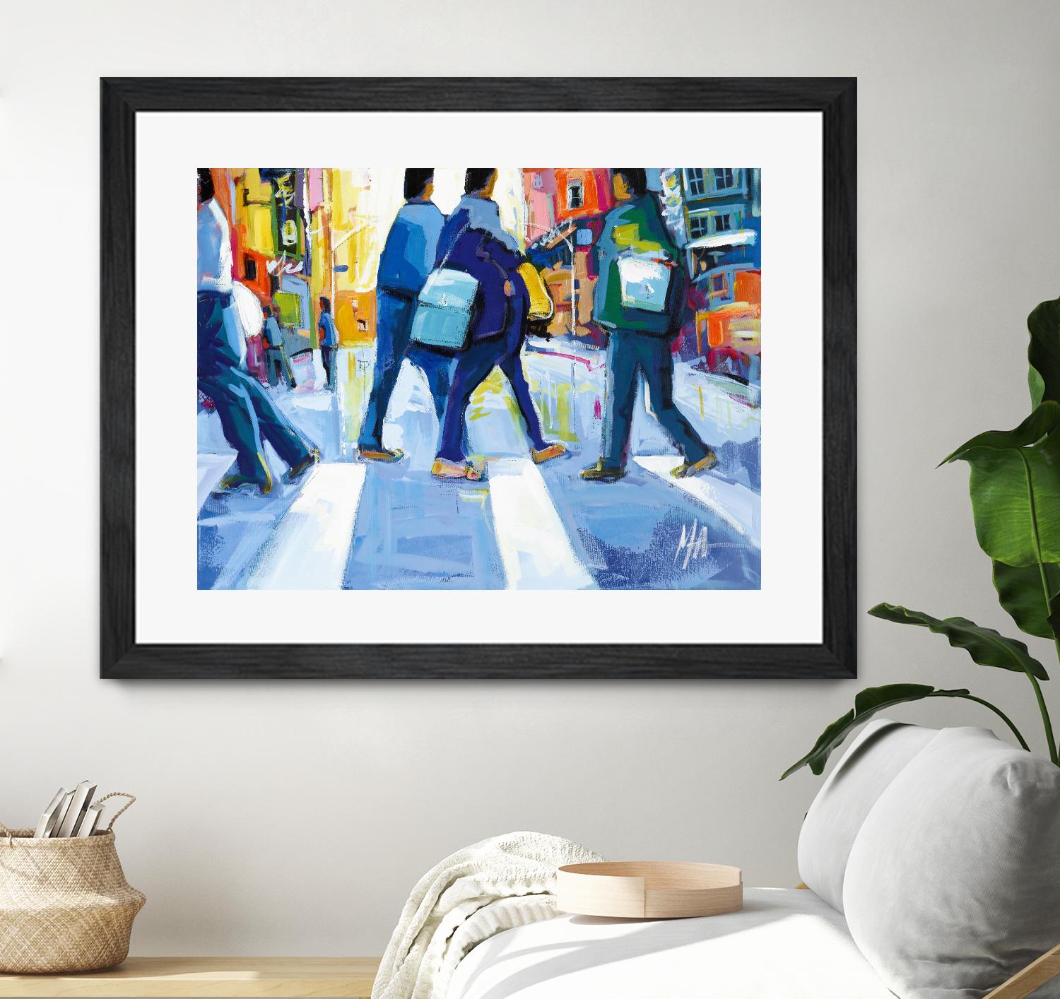 Go City III by Marc Archambault on GIANT ART - green city scene