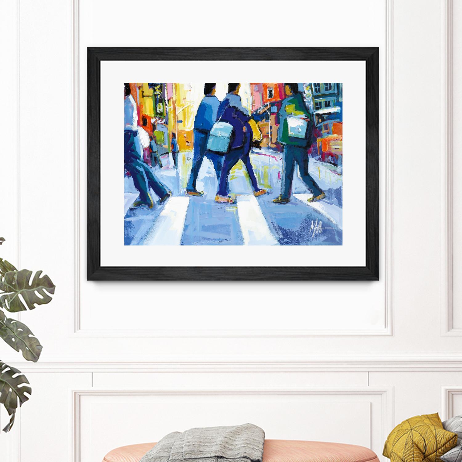 Go City III by Marc Archambault on GIANT ART - green city scene