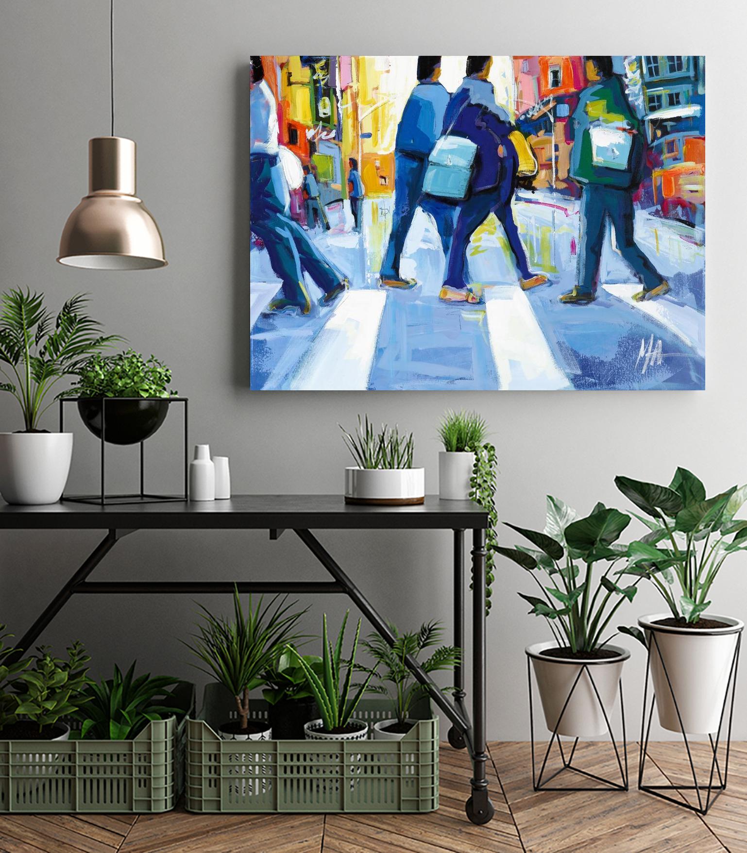 Go City III by Marc Archambault on GIANT ART - green city scene