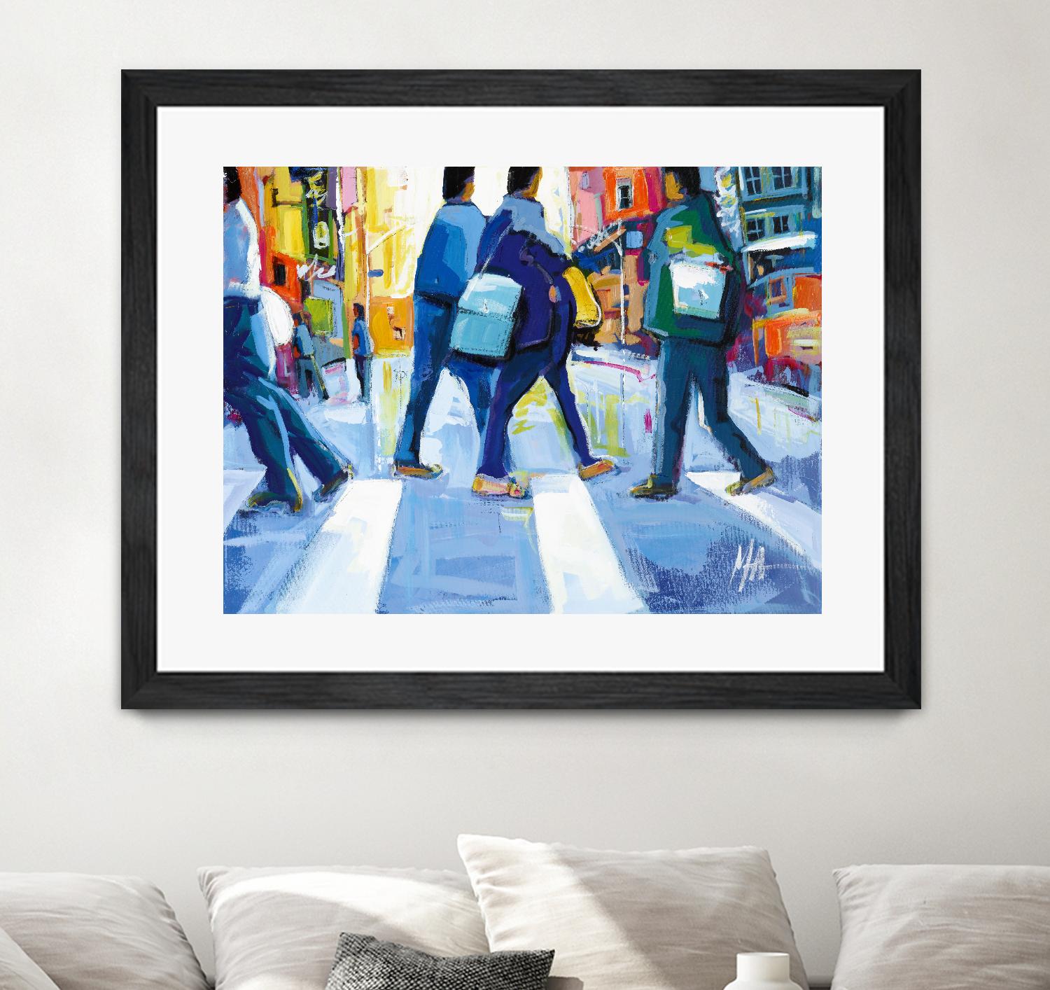 Go City III by Marc Archambault on GIANT ART - green city scene