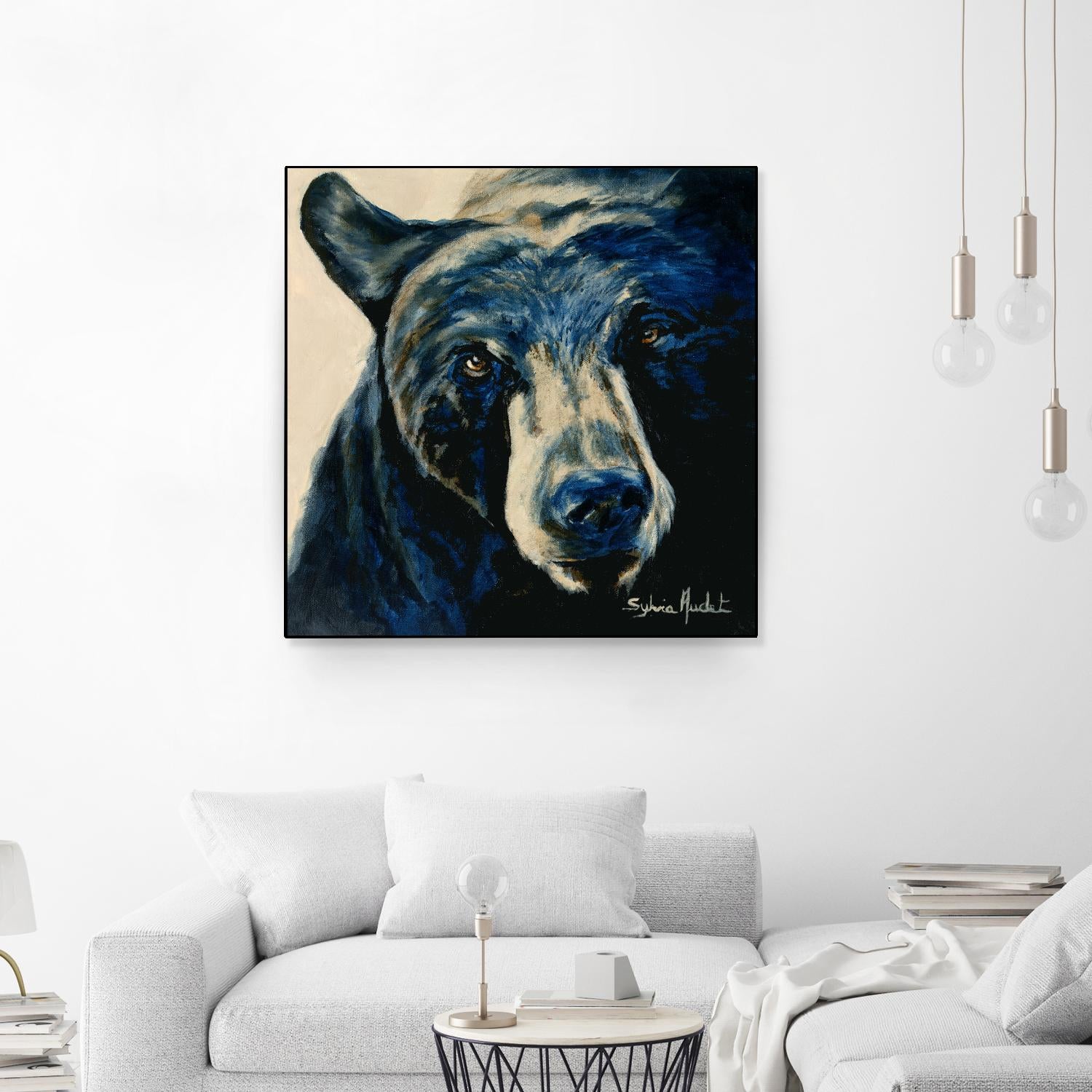 Ours brun by Sylvia Audet on GIANT ART - white animals