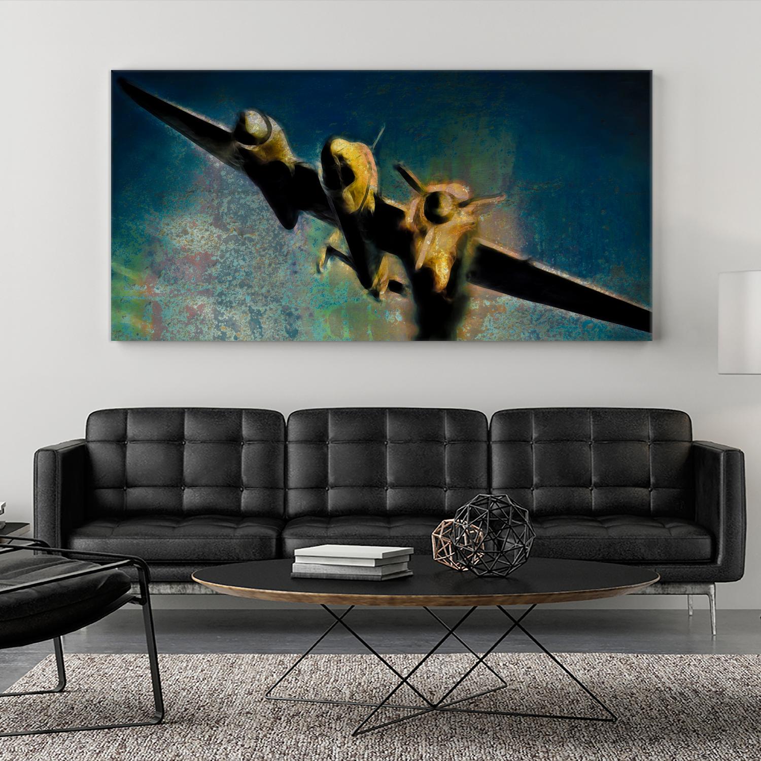 Airplane III by Jean-François Dupuis on GIANT ART - beige photo art plane